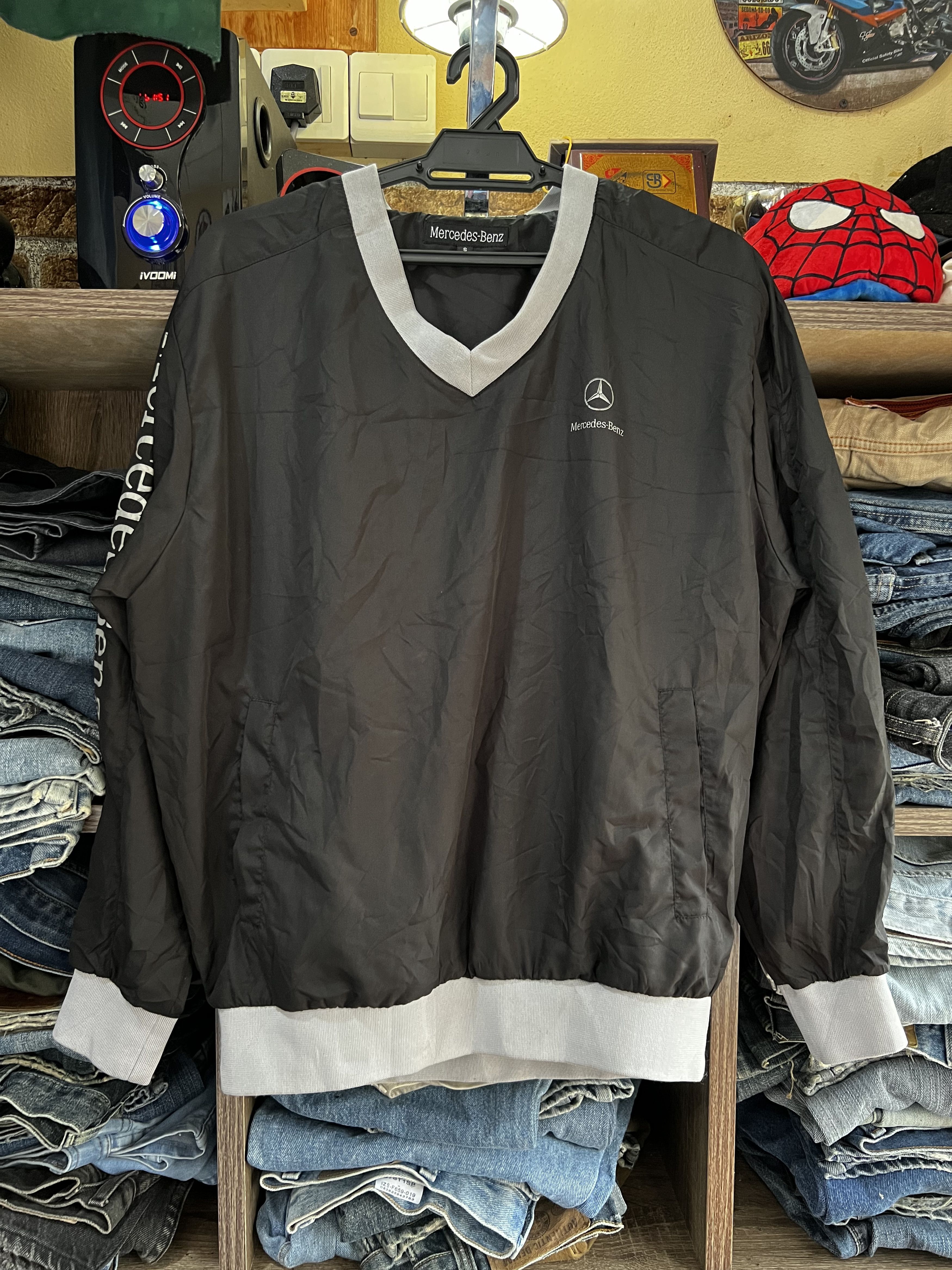 Mercedes-Benz 🔥Vintage Mercedes Benz Nylon Lightlayers Windbreaker Size US M / EU 48-50 / 2 - 1 Thumbnail
