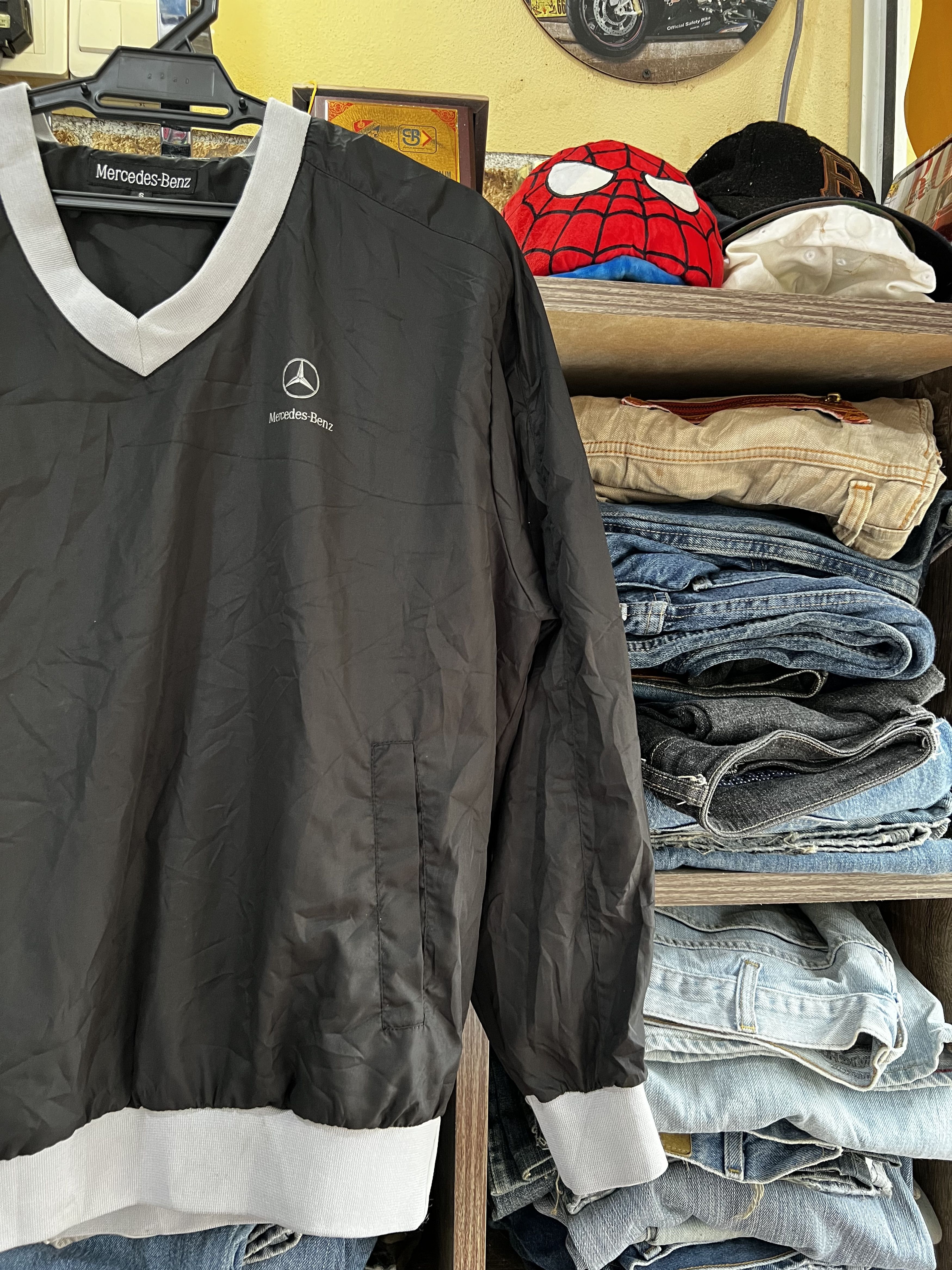 Mercedes-Benz 🔥Vintage Mercedes Benz Nylon Lightlayers Windbreaker Size US M / EU 48-50 / 2 - 4 Thumbnail