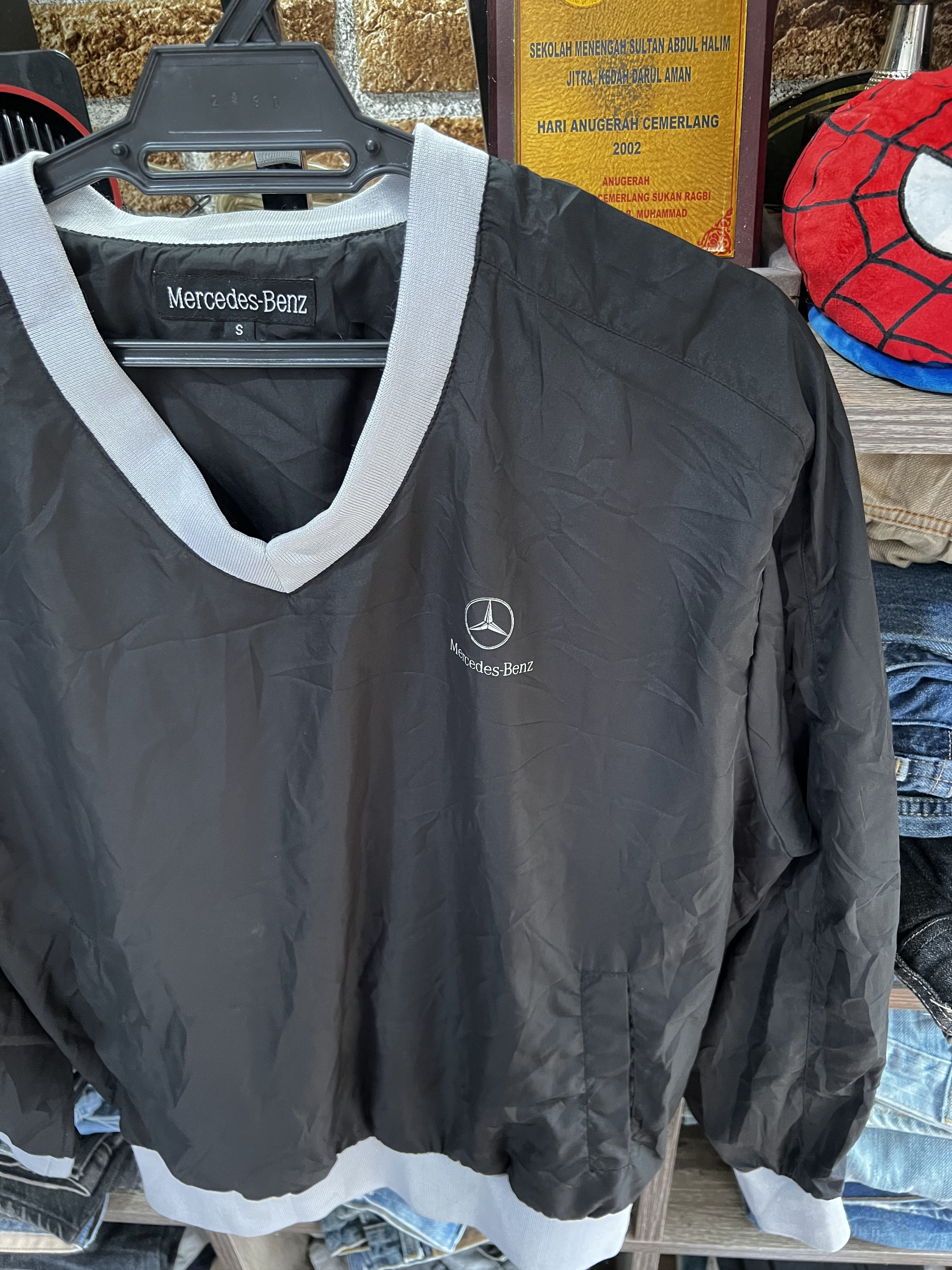 Mercedes-Benz 🔥Vintage Mercedes Benz Nylon Lightlayers Windbreaker Size US M / EU 48-50 / 2 - 8 Thumbnail