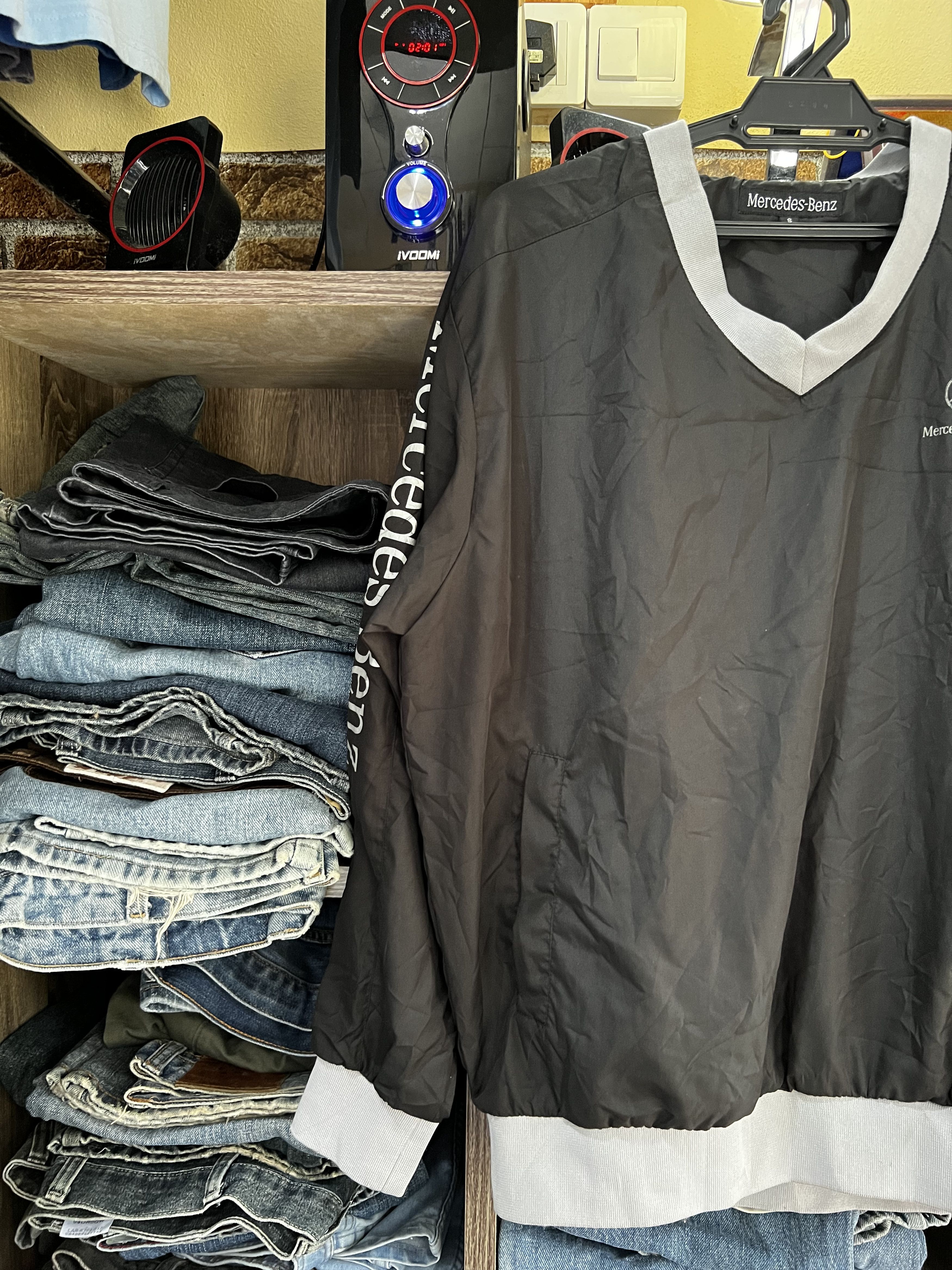 Mercedes-Benz 🔥Vintage Mercedes Benz Nylon Lightlayers Windbreaker Size US M / EU 48-50 / 2 - 5 Thumbnail