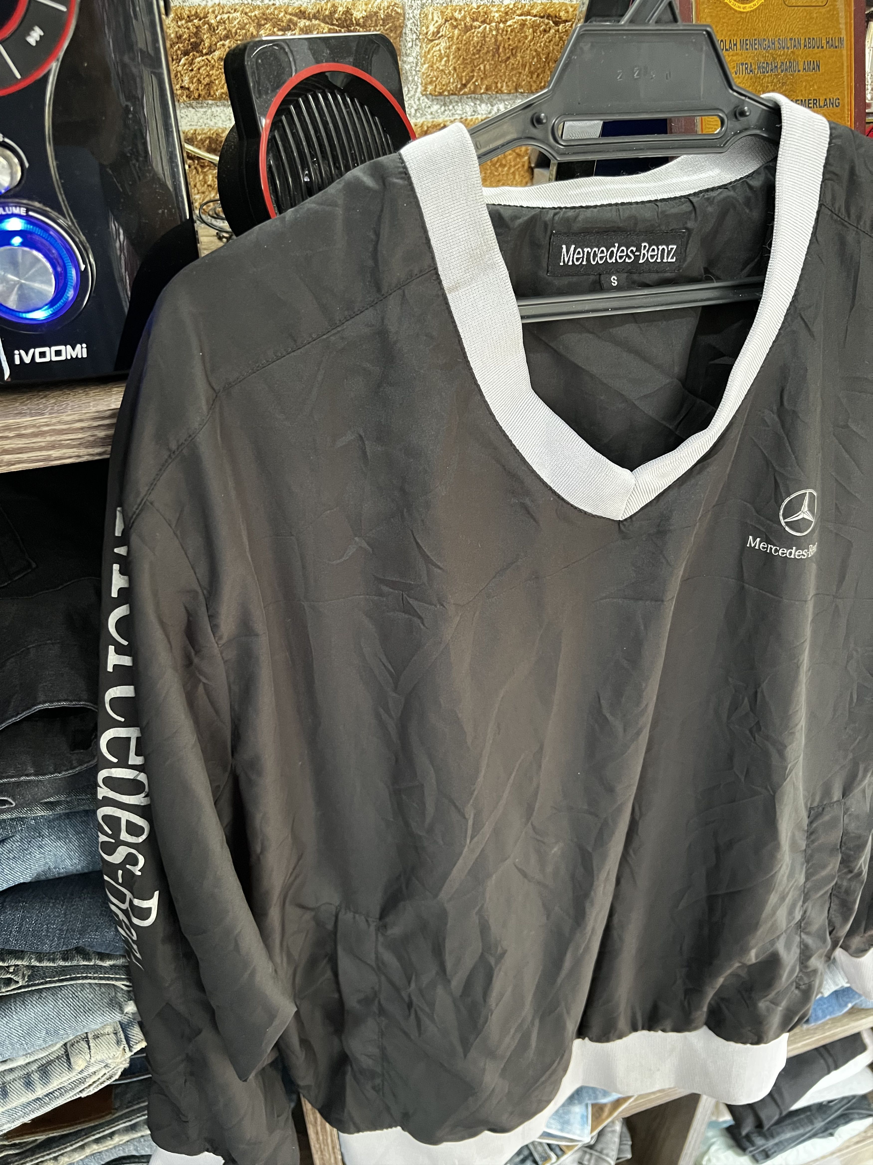 Mercedes-Benz 🔥Vintage Mercedes Benz Nylon Lightlayers Windbreaker Size US M / EU 48-50 / 2 - 7 Thumbnail