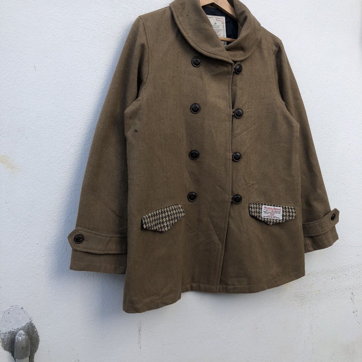 Harris Tweed RARE DESIGNER JAPAN HARRIS TWEED X NATURAL PALETTE Size US L / EU 52-54 / 3 - 5 Thumbnail