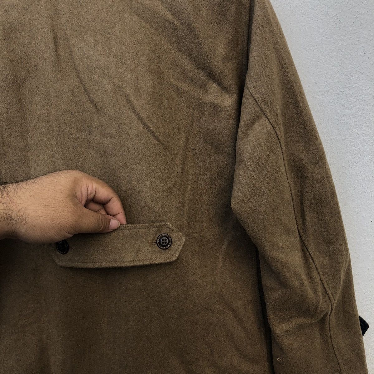 Harris Tweed RARE DESIGNER JAPAN HARRIS TWEED X NATURAL PALETTE Size US L / EU 52-54 / 3 - 9 Thumbnail