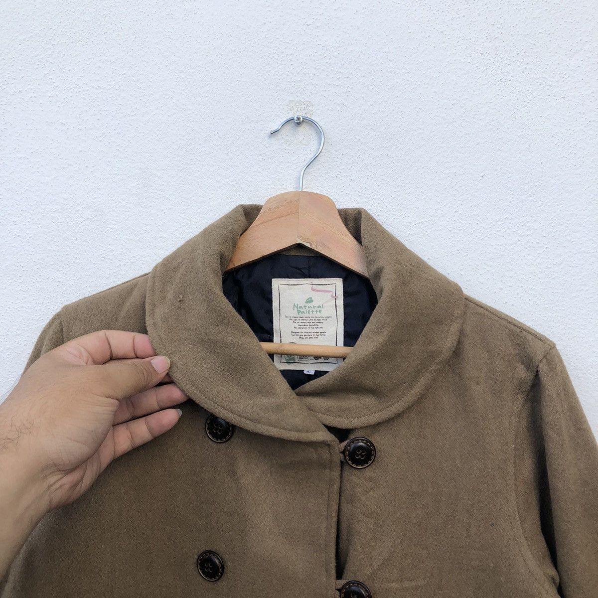 Harris Tweed RARE DESIGNER JAPAN HARRIS TWEED X NATURAL PALETTE Size US L / EU 52-54 / 3 - 6 Thumbnail