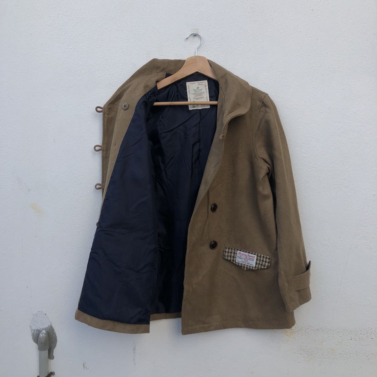 Harris Tweed RARE DESIGNER JAPAN HARRIS TWEED X NATURAL PALETTE Size US L / EU 52-54 / 3 - 10 Thumbnail
