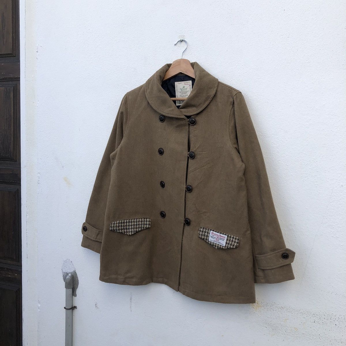 Harris Tweed RARE DESIGNER JAPAN HARRIS TWEED X NATURAL PALETTE Size US L / EU 52-54 / 3 - 2 Thumbnail