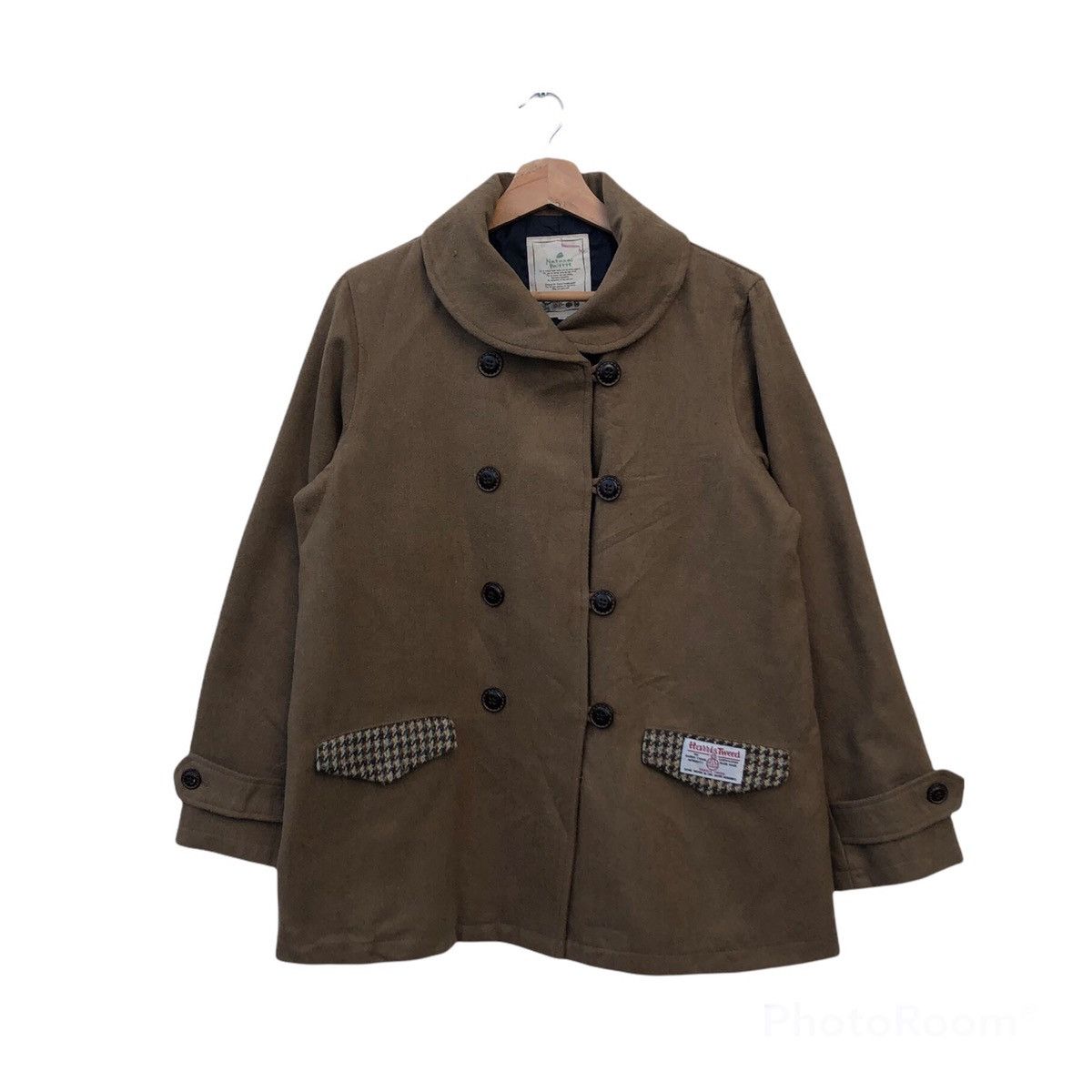 Harris Tweed RARE DESIGNER JAPAN HARRIS TWEED X NATURAL PALETTE Size US L / EU 52-54 / 3 - 1 Thumbnail