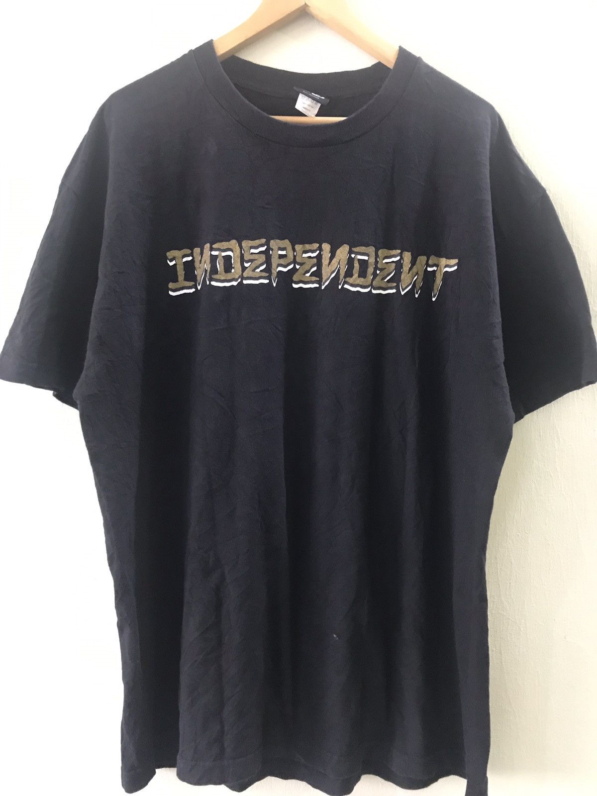 Independent Truck Co. VINTAGE 2000 INDEPENDENT DRESSEN SKULL AND BONES TEE SHIRT Size US XL / EU 56 / 4 - 8 Thumbnail