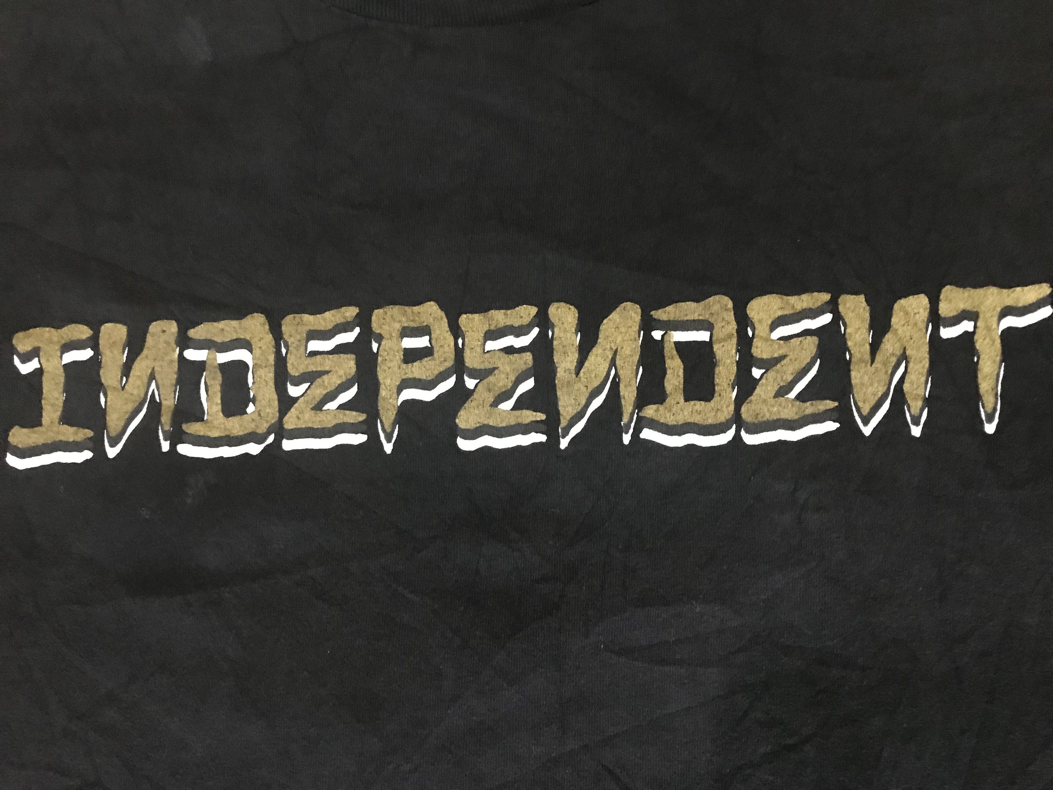 Independent Truck Co. VINTAGE 2000 INDEPENDENT DRESSEN SKULL AND BONES TEE SHIRT Size US XL / EU 56 / 4 - 4 Thumbnail