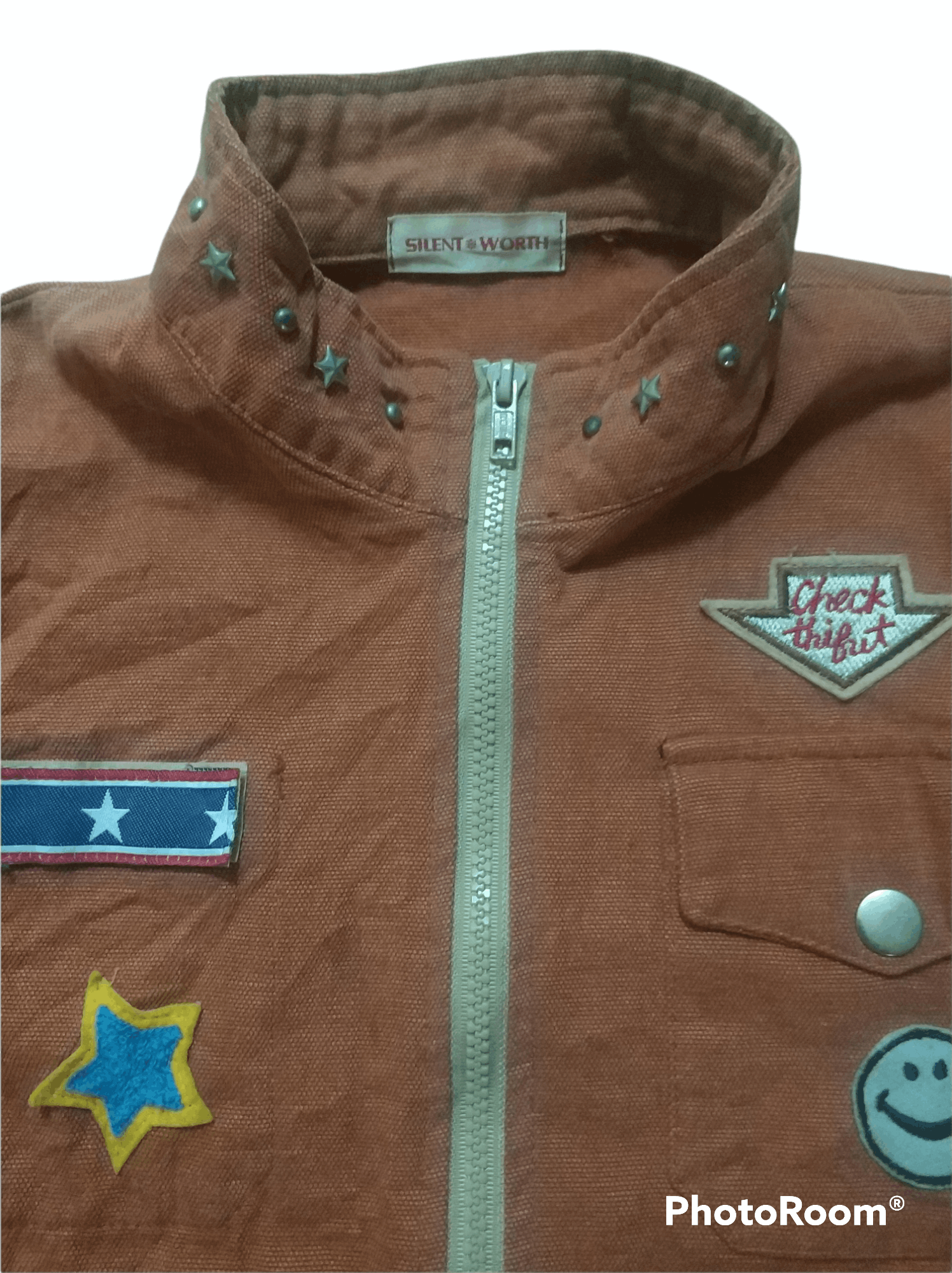 If Six Was Nine 🔥Silent Worth Patches Takashi Murakami Smiley Jacket Size S / US 4 / IT 40 - 2 Thumbnail