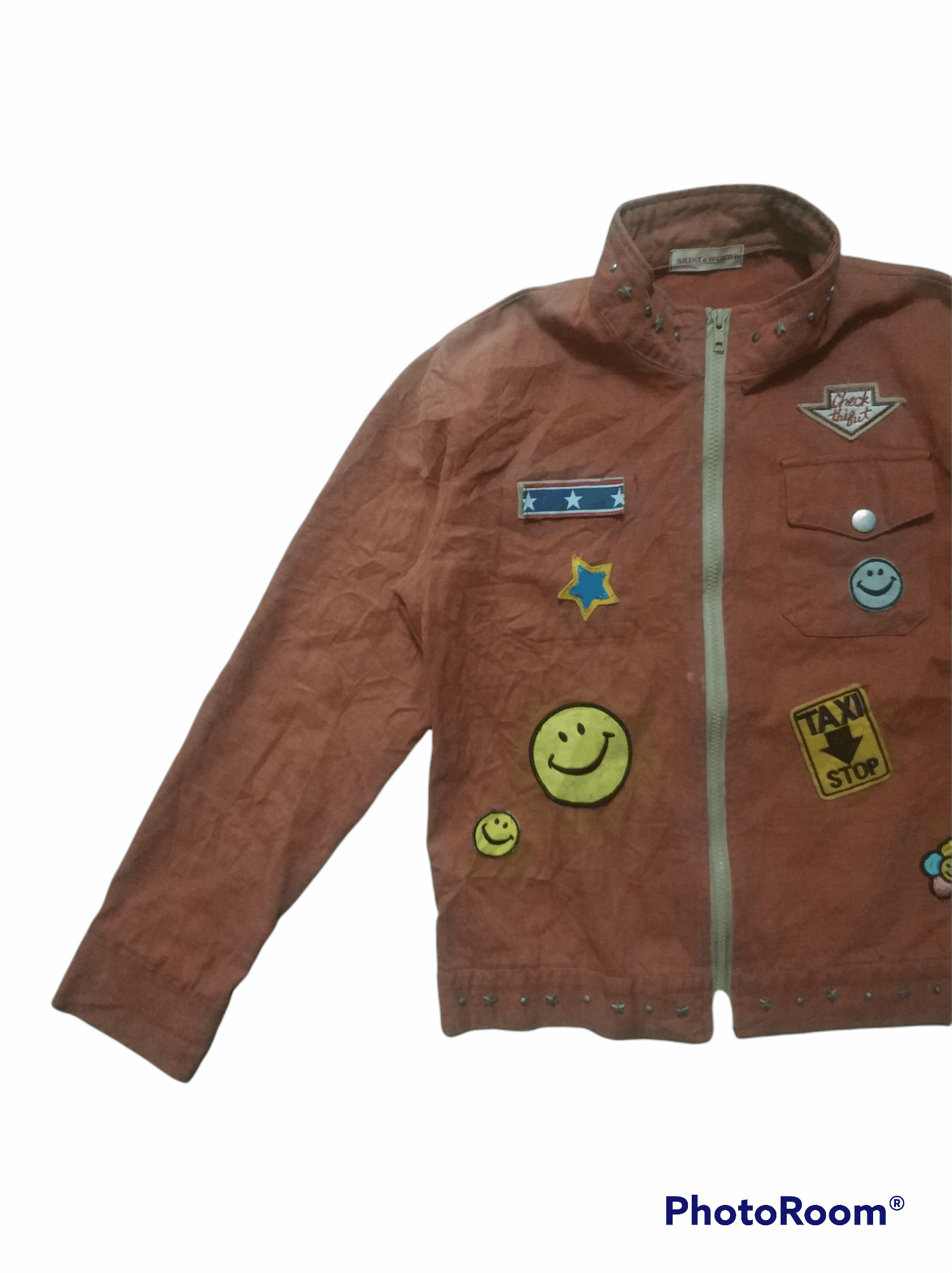 If Six Was Nine 🔥Silent Worth Patches Takashi Murakami Smiley Jacket Size S / US 4 / IT 40 - 4 Thumbnail