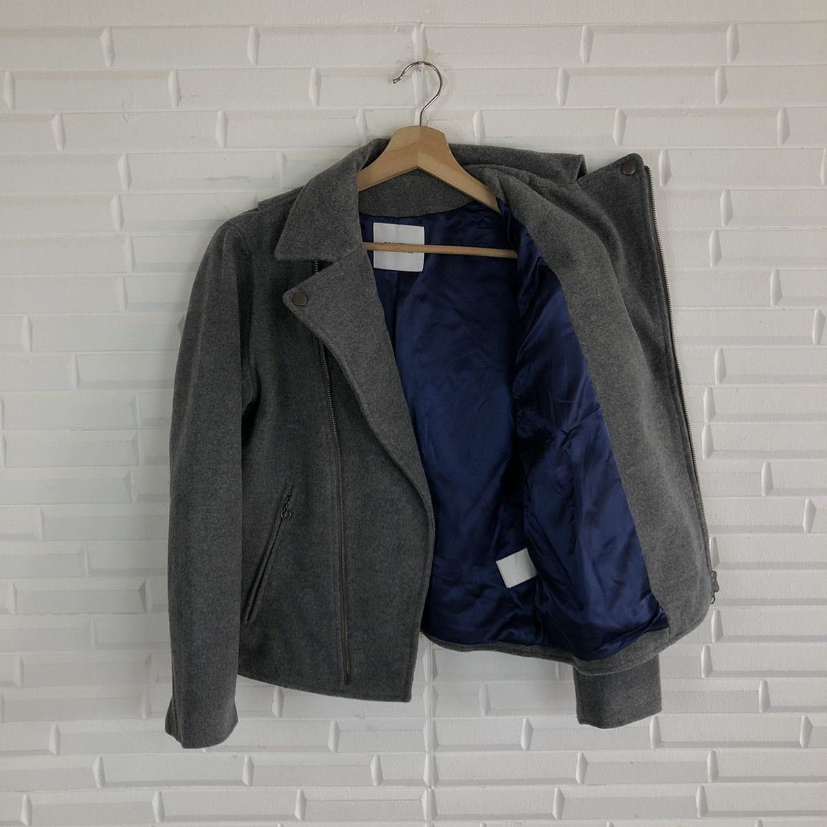 Beams Plus PARACHUTE BIKER BONDAGE JACKET DOUBLE BREAST BEAMS BOY Size US M / EU 48-50 / 2 - 12 Thumbnail