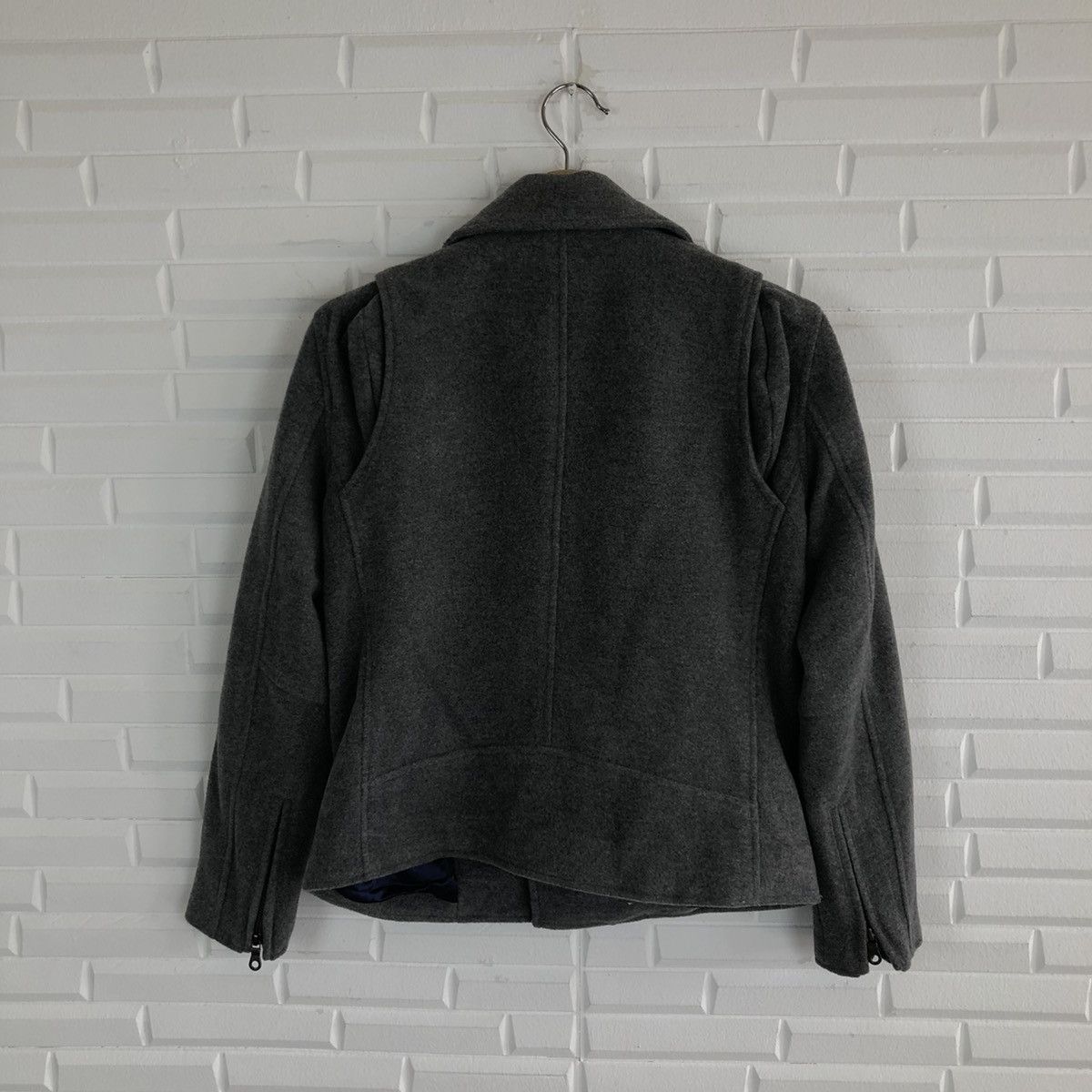 Beams Plus PARACHUTE BIKER BONDAGE JACKET DOUBLE BREAST BEAMS BOY Size US M / EU 48-50 / 2 - 7 Thumbnail