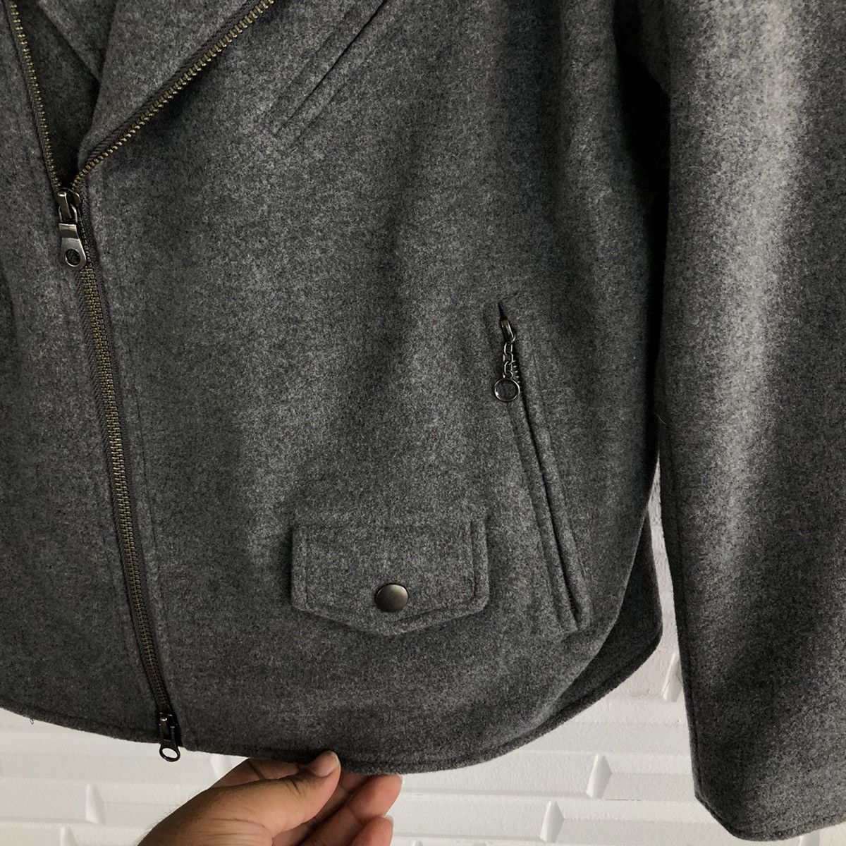 Beams Plus PARACHUTE BIKER BONDAGE JACKET DOUBLE BREAST BEAMS BOY Size US M / EU 48-50 / 2 - 9 Thumbnail