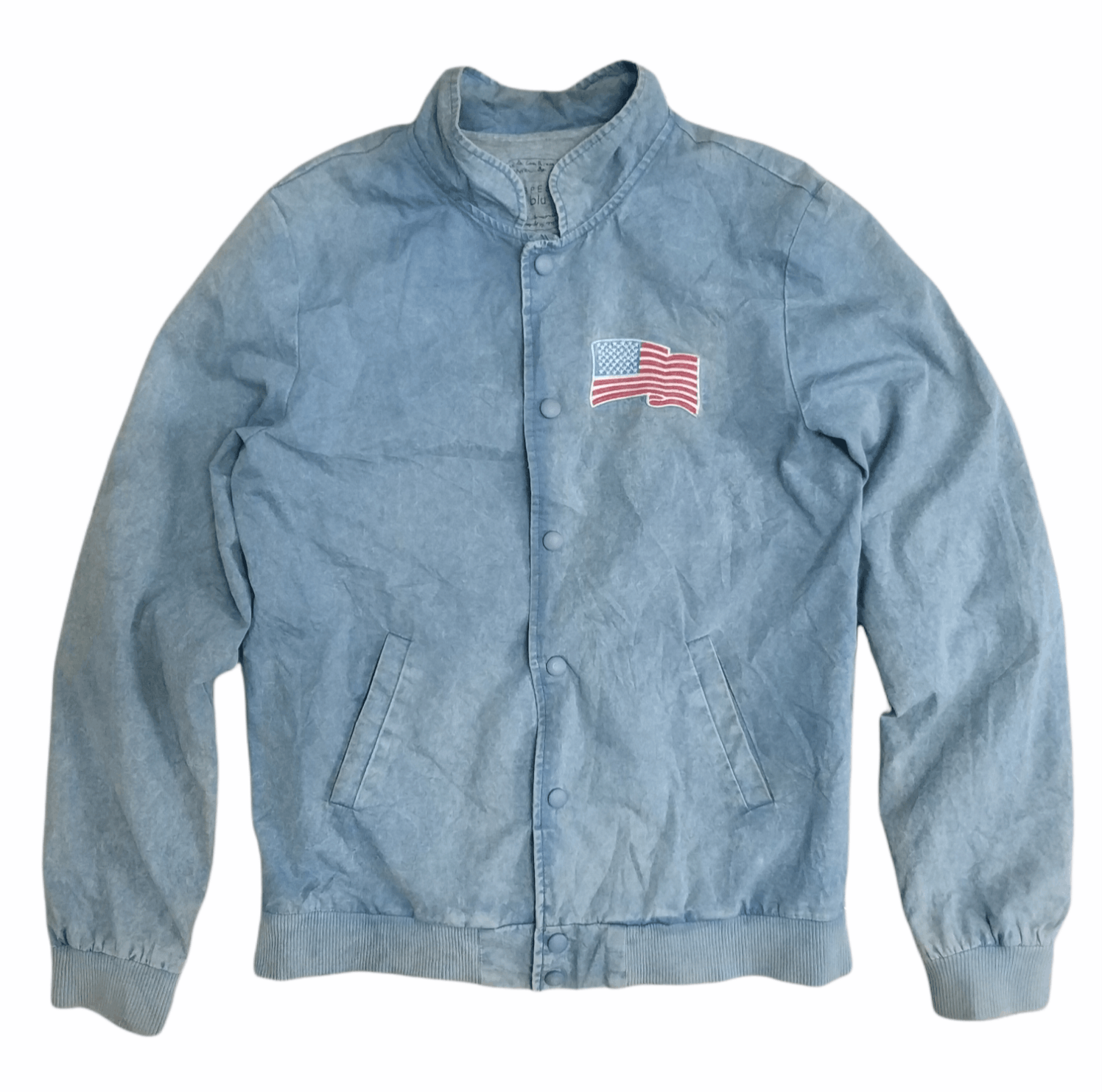 Aspesi 🔥Aspesi Blu Button Ups Distressed Denim Jacket Size US S / EU 44-46 / 1 - 2 Thumbnail