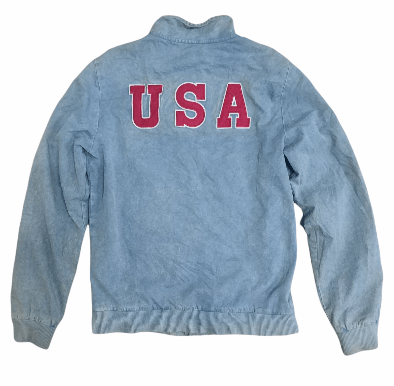 🔥Aspesi Blu Button Ups Distressed Denim Jacket