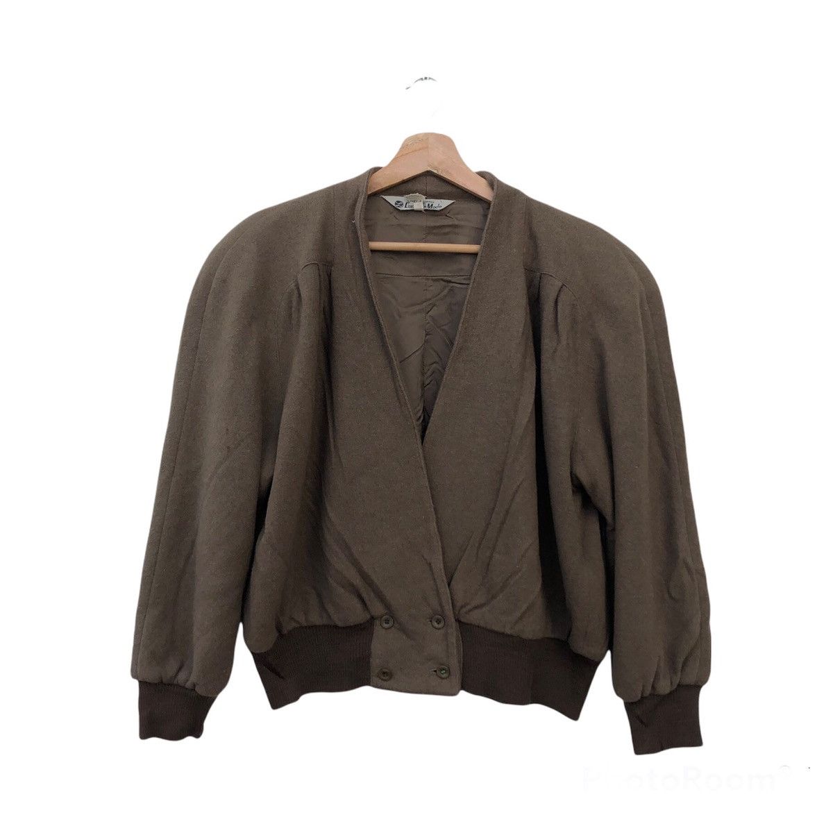 Japanese Brand PRET A PORTER LUMIERE MODE BUTTON JACKET Size US M / EU 48-50 / 2 - 1 Thumbnail