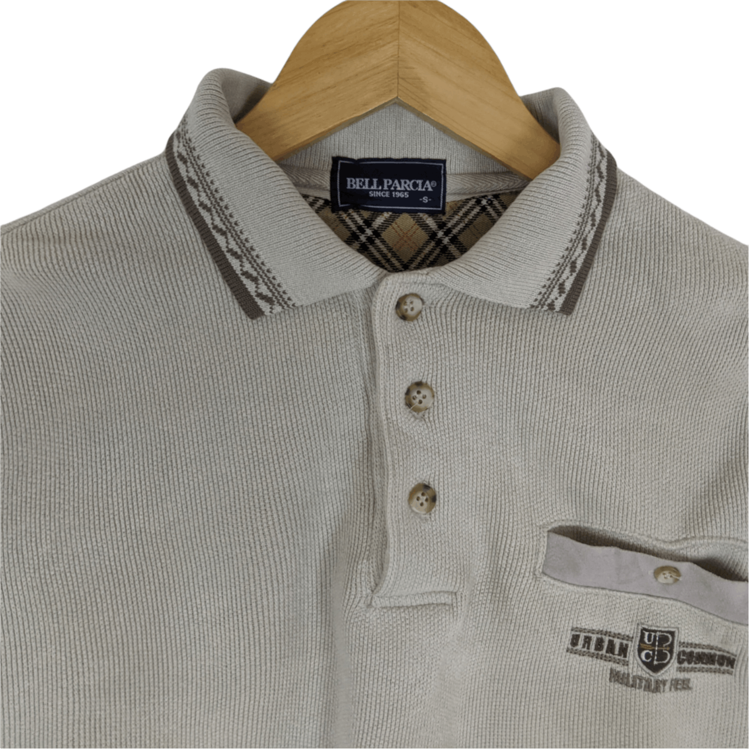 Japanese Brand BELL PARCIA Retro Style Polo Jumper Sweatshirt Size US S / EU 44-46 / 1 - 4 Thumbnail