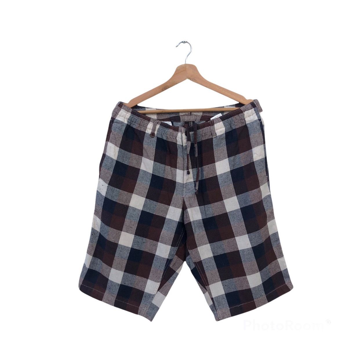 Japanese Brand SHORT PANTS TARTAN DESIGN INSPIRED ISSEY MIYAKE Size US 33 - 1 Thumbnail