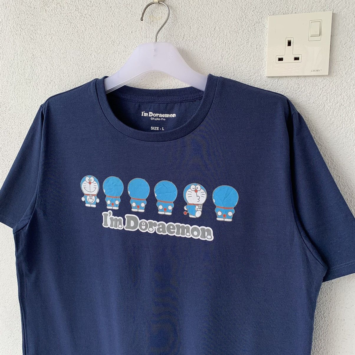 Japanese Brand DORAEMON t shirt spell out big design.. i’m doraemon Size US L / EU 52-54 / 3 - 5 Thumbnail