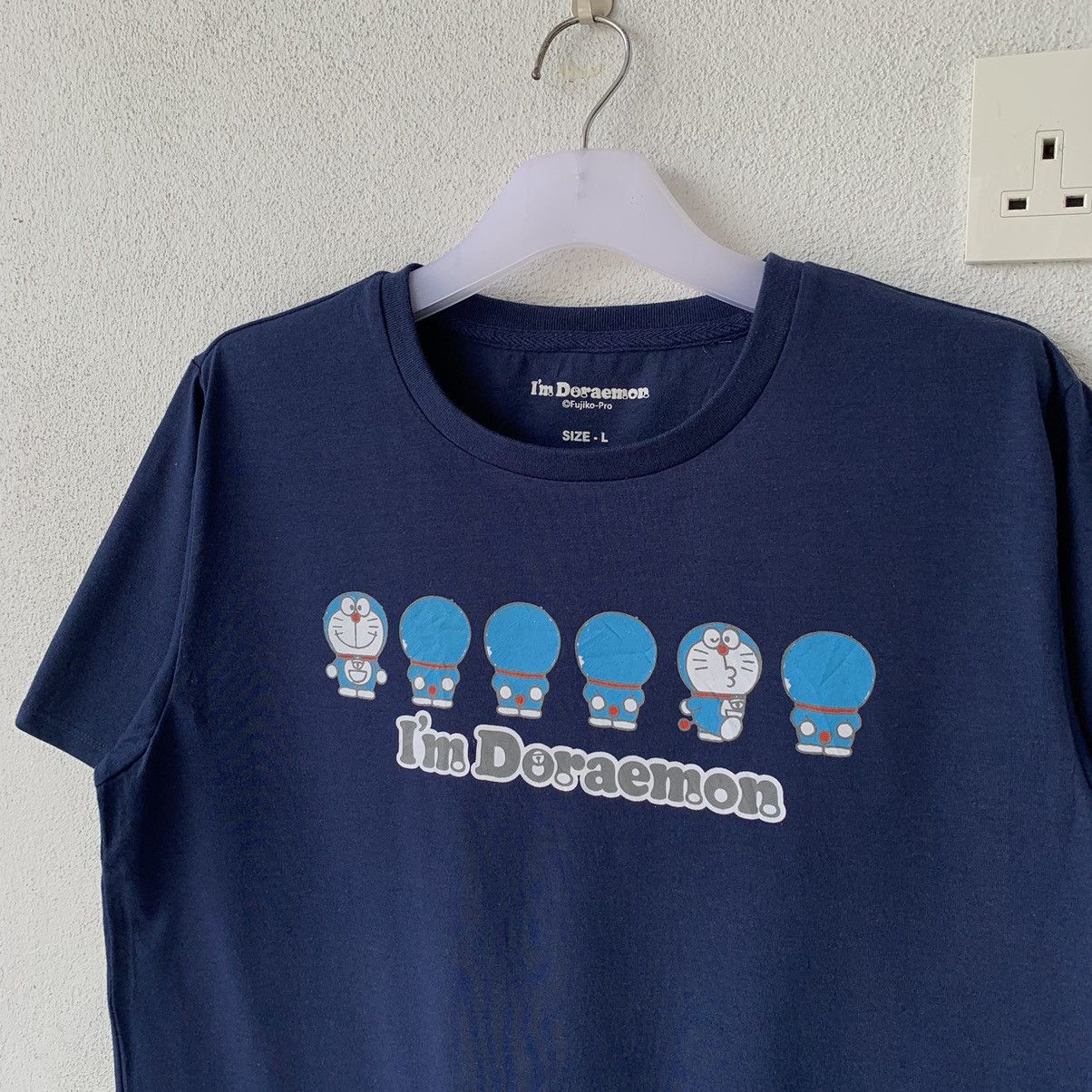 Japanese Brand DORAEMON t shirt spell out big design.. i’m doraemon Size US L / EU 52-54 / 3 - 3 Thumbnail