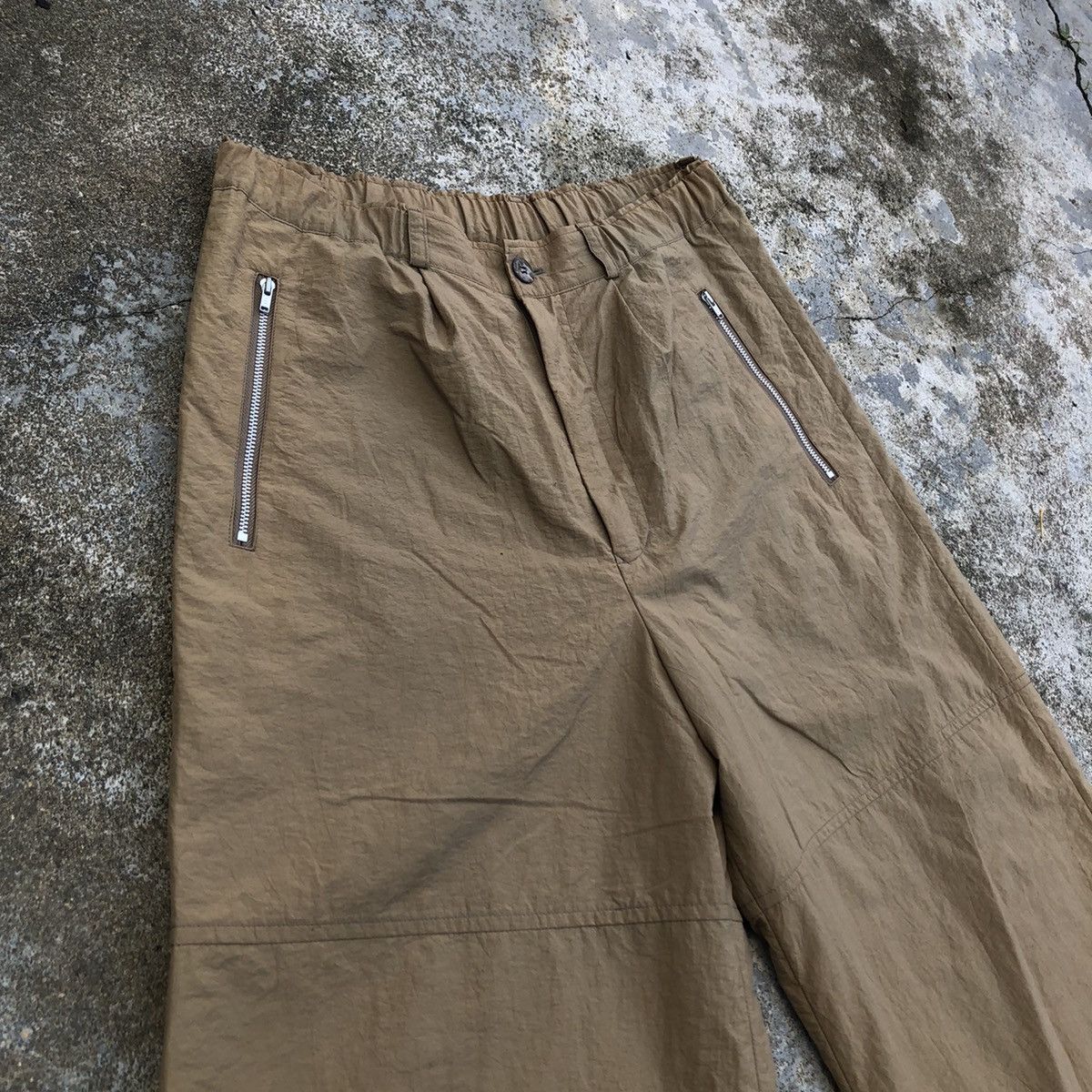 Japanese Brand CROPPED PANTS COULAGE INSPIRED BY YOHJI YAMAMOTO DESIGN Size US 32 / EU 48 - 3 Thumbnail