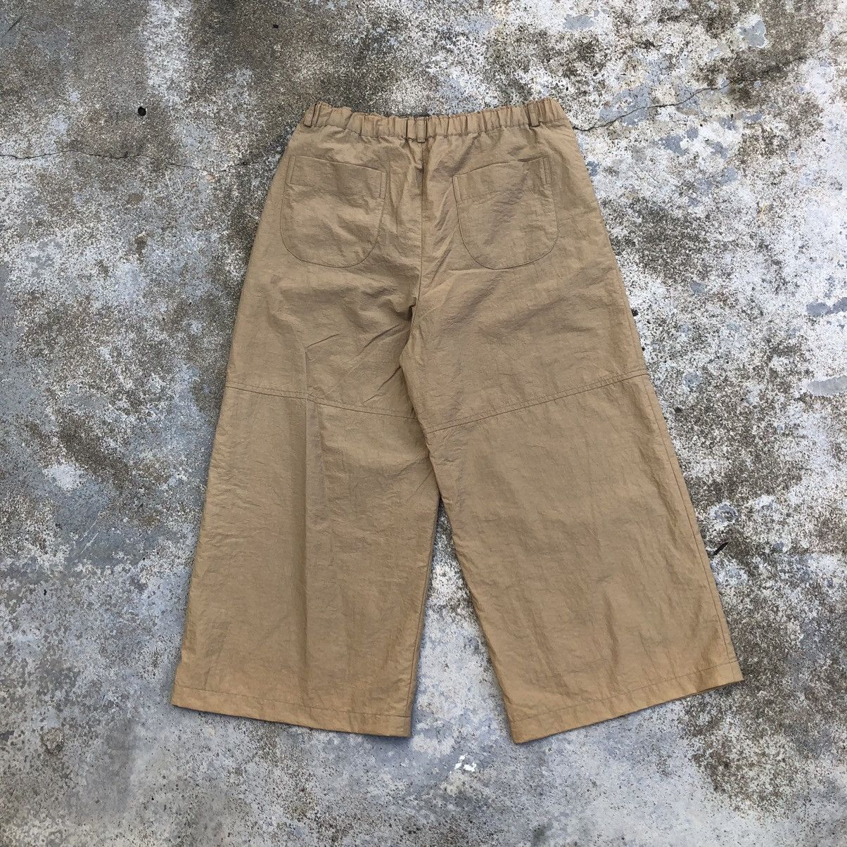 Japanese Brand CROPPED PANTS COULAGE INSPIRED BY YOHJI YAMAMOTO DESIGN Size US 32 / EU 48 - 5 Thumbnail
