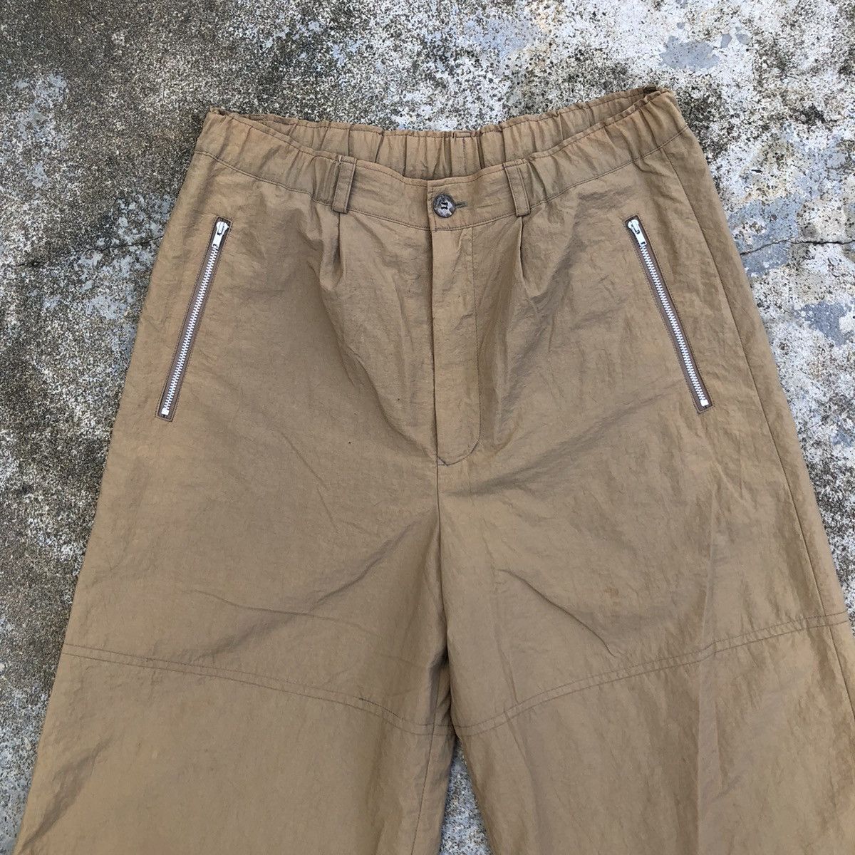 Japanese Brand CROPPED PANTS COULAGE INSPIRED BY YOHJI YAMAMOTO DESIGN Size US 32 / EU 48 - 2 Thumbnail