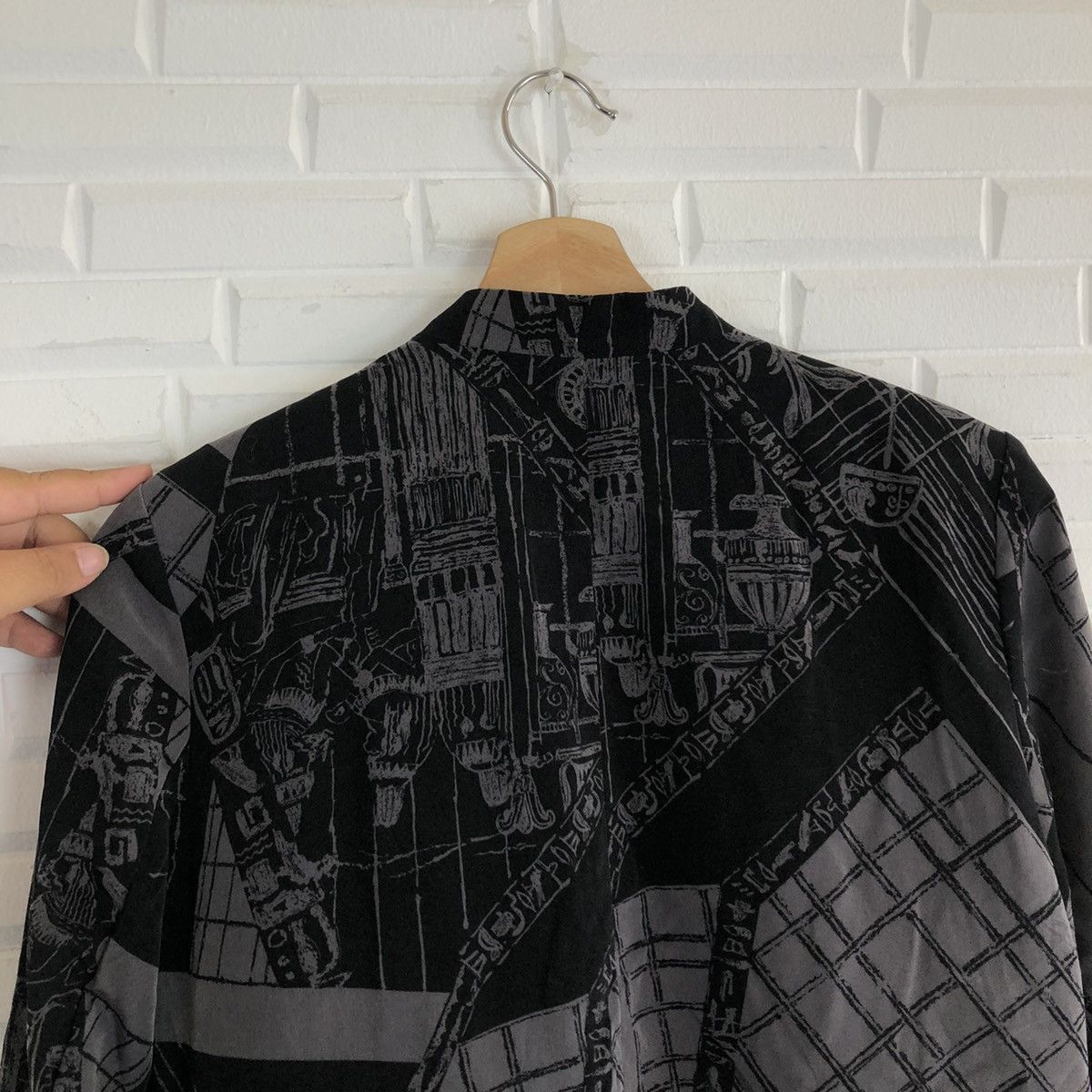 Japanese Brand HERMES ITALY INSPIRED JACKET JAPANESE BRAND FULL PRINT Size US M / EU 48-50 / 2 - 8 Thumbnail