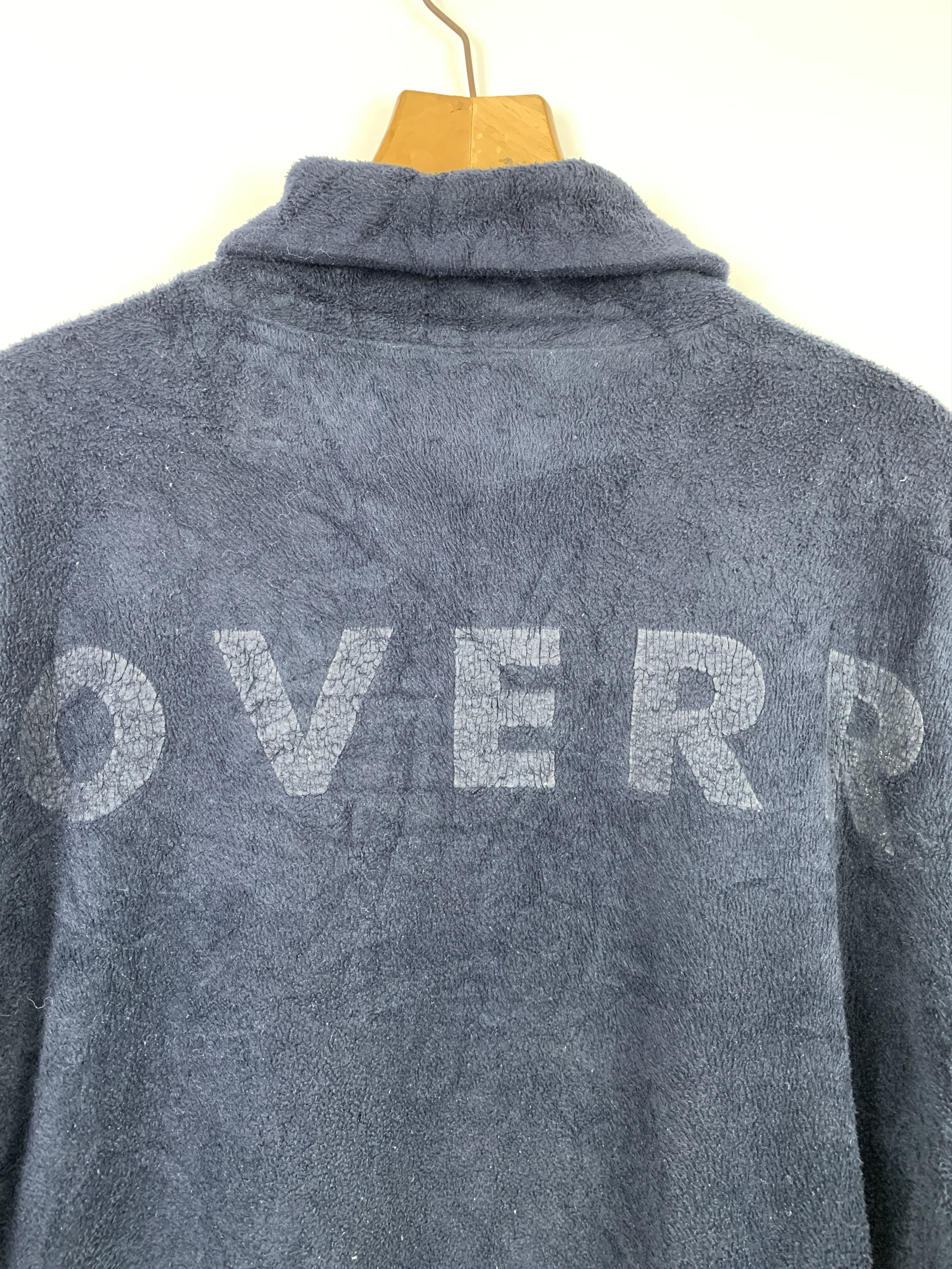 Japanese Brand Vintage OVERR Fleece Half Zipper Sweater J0264 Size US XL / EU 56 / 4 - 10 Thumbnail