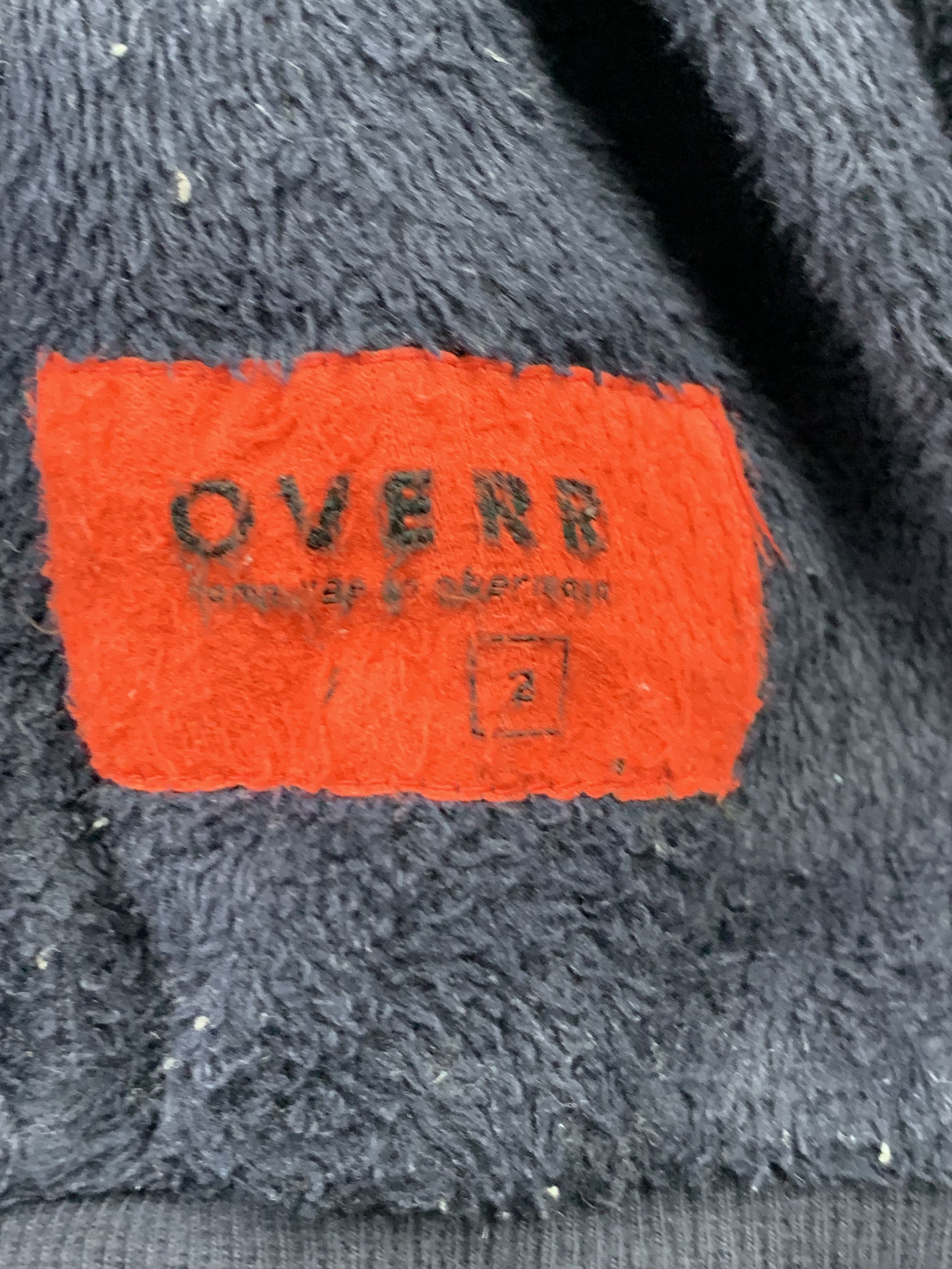 Japanese Brand Vintage OVERR Fleece Half Zipper Sweater J0264 Size US XL / EU 56 / 4 - 11 Thumbnail