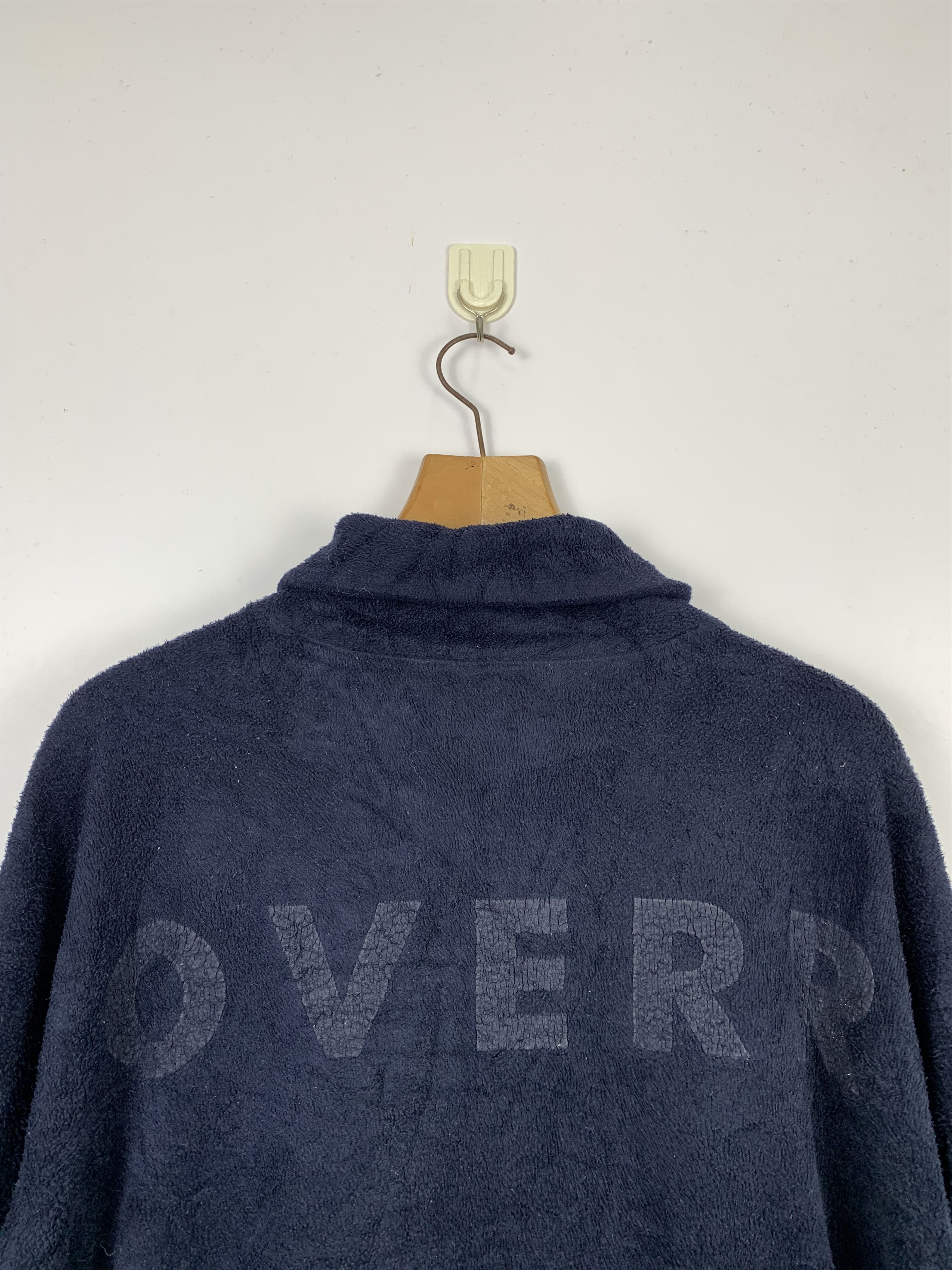 Japanese Brand Vintage OVERR Fleece Half Zipper Sweater J0264 Size US XL / EU 56 / 4 - 9 Thumbnail
