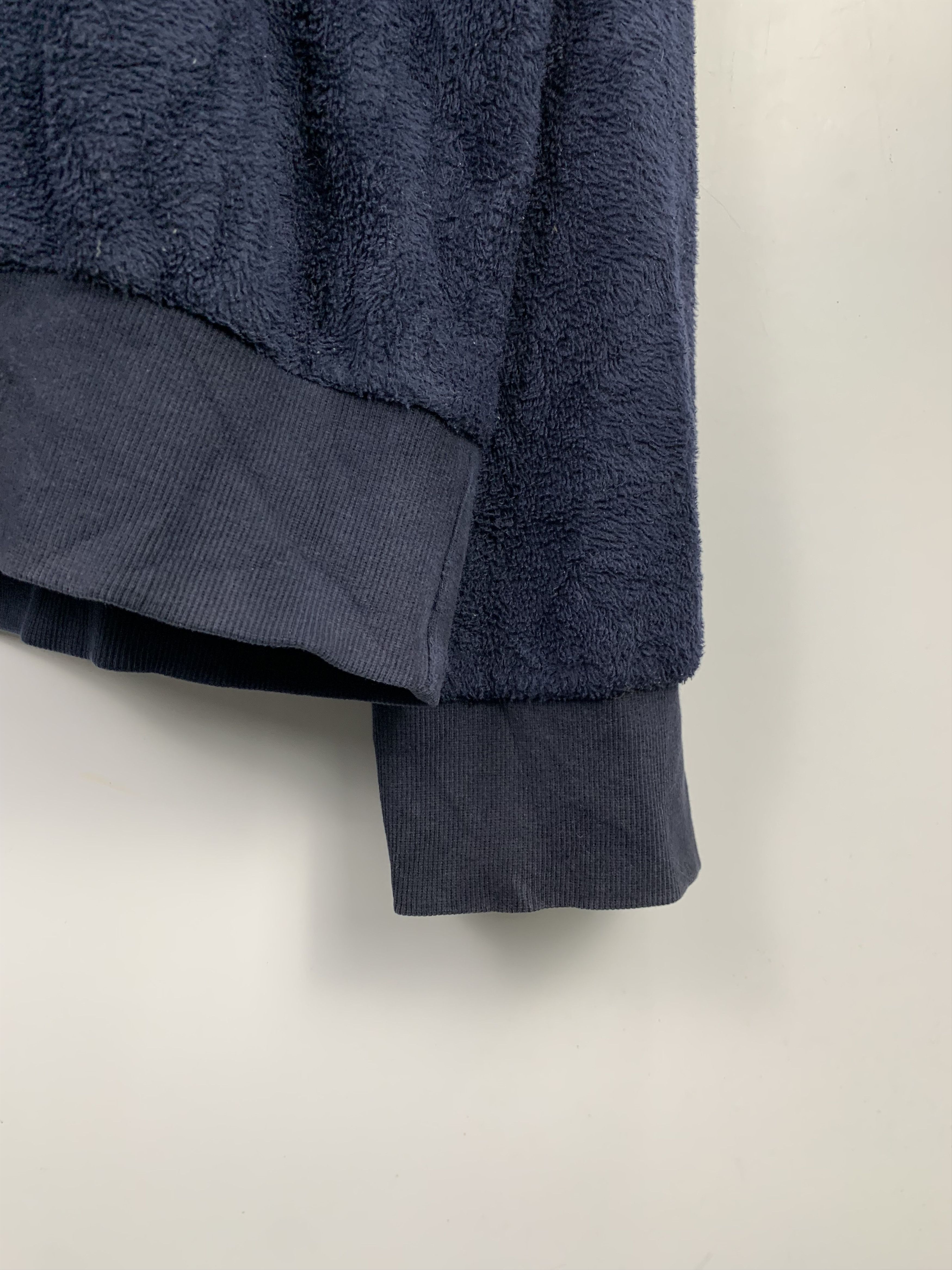 Japanese Brand Vintage OVERR Fleece Half Zipper Sweater J0264 Size US XL / EU 56 / 4 - 4 Thumbnail