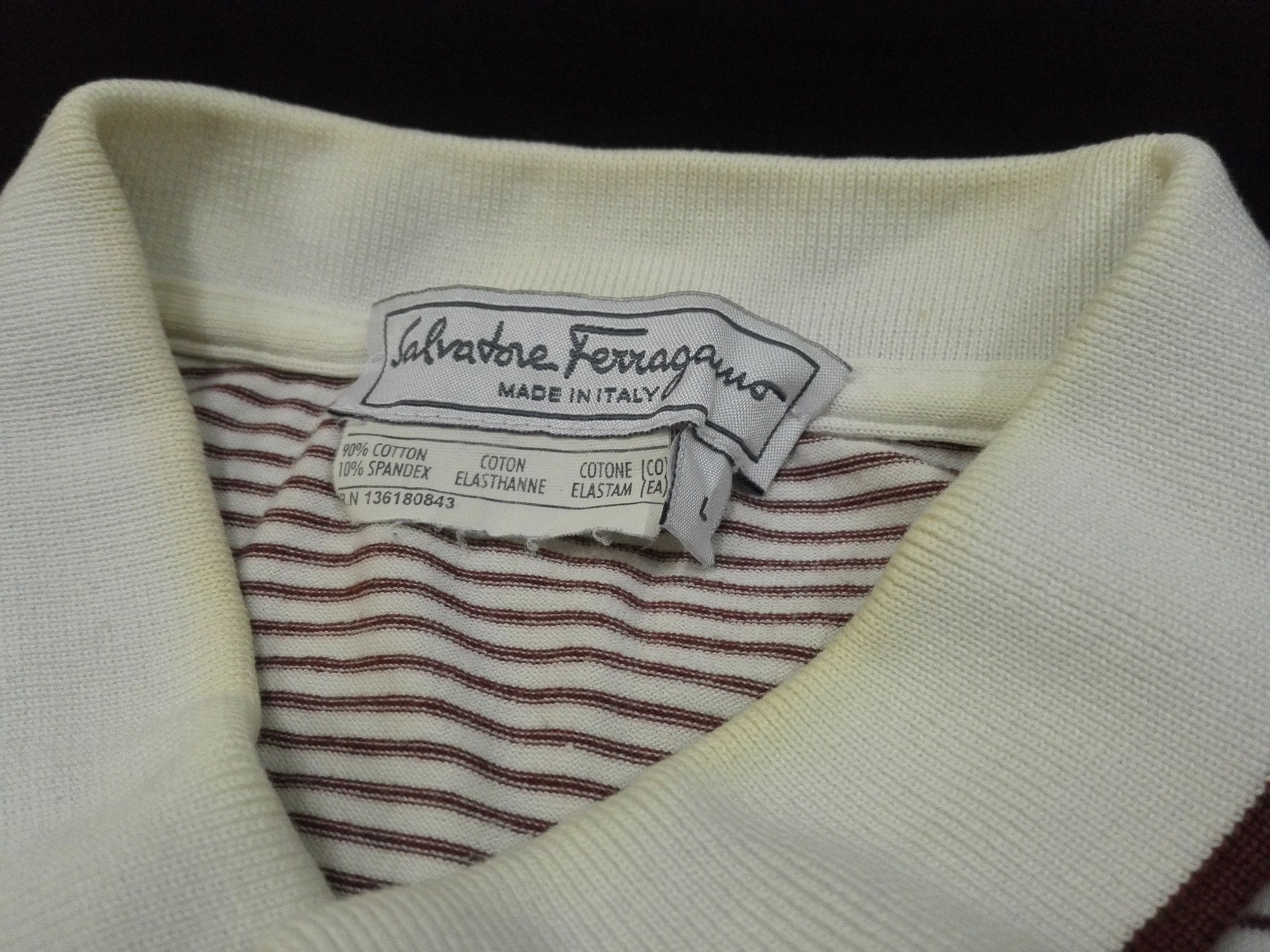 Salvatore Ferragamo SALVATORE FERRAGAMO ITALY KNITTED JUMPER STRETCHABLE Size US L / EU 52-54 / 3 - 5 Thumbnail