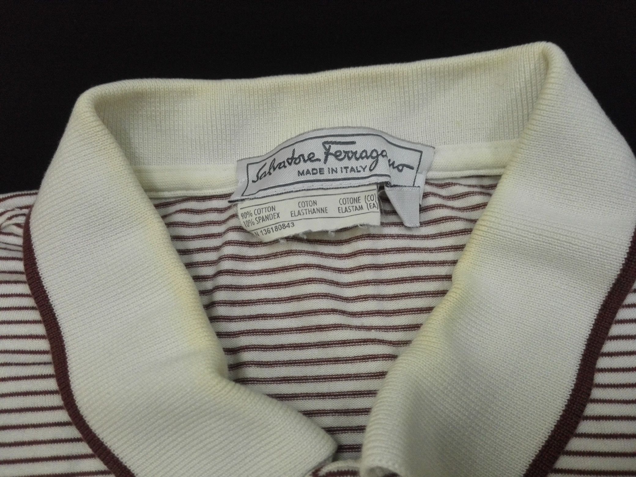 Salvatore Ferragamo SALVATORE FERRAGAMO ITALY KNITTED JUMPER STRETCHABLE Size US L / EU 52-54 / 3 - 3 Thumbnail