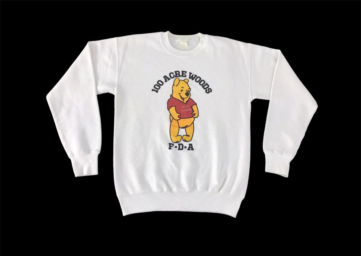 Cartoon Network × Disney × Vintage Vintage Winnie The Pooh 100 Acre Woods FDA K113j Size US S / EU 44-46 / 1 - 2 Thumbnail
