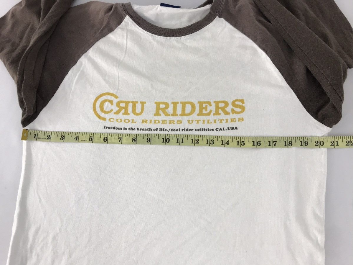Japanese Brand × Vintage Cru Riders Utilities Design Raglan Long Sleeve Tee Size US M / EU 48-50 / 2 - 8 Thumbnail