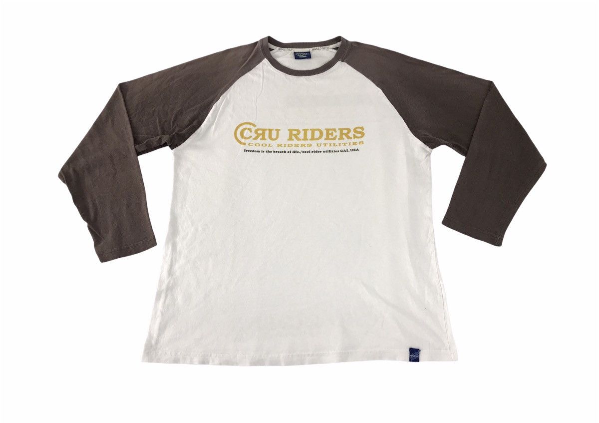 Japanese Brand × Vintage Cru Riders Utilities Design Raglan Long Sleeve Tee Size US M / EU 48-50 / 2 - 2 Thumbnail