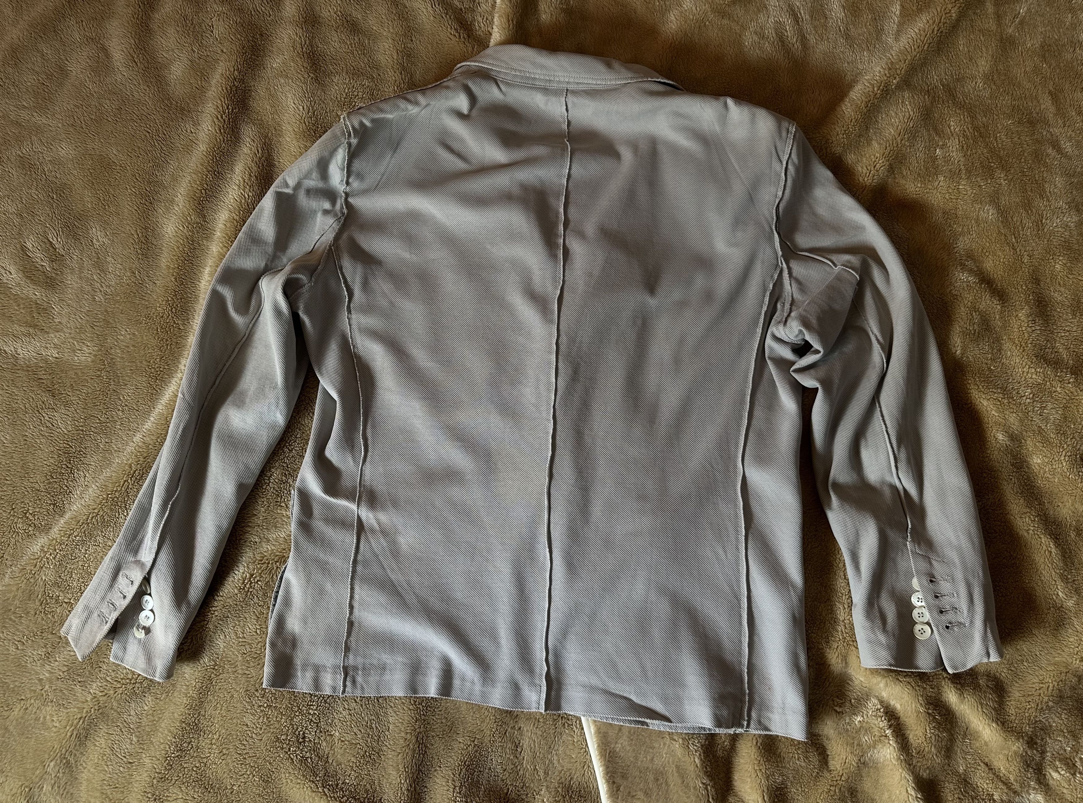 Lanvin Grey Blazer Runway Detailed Stitching