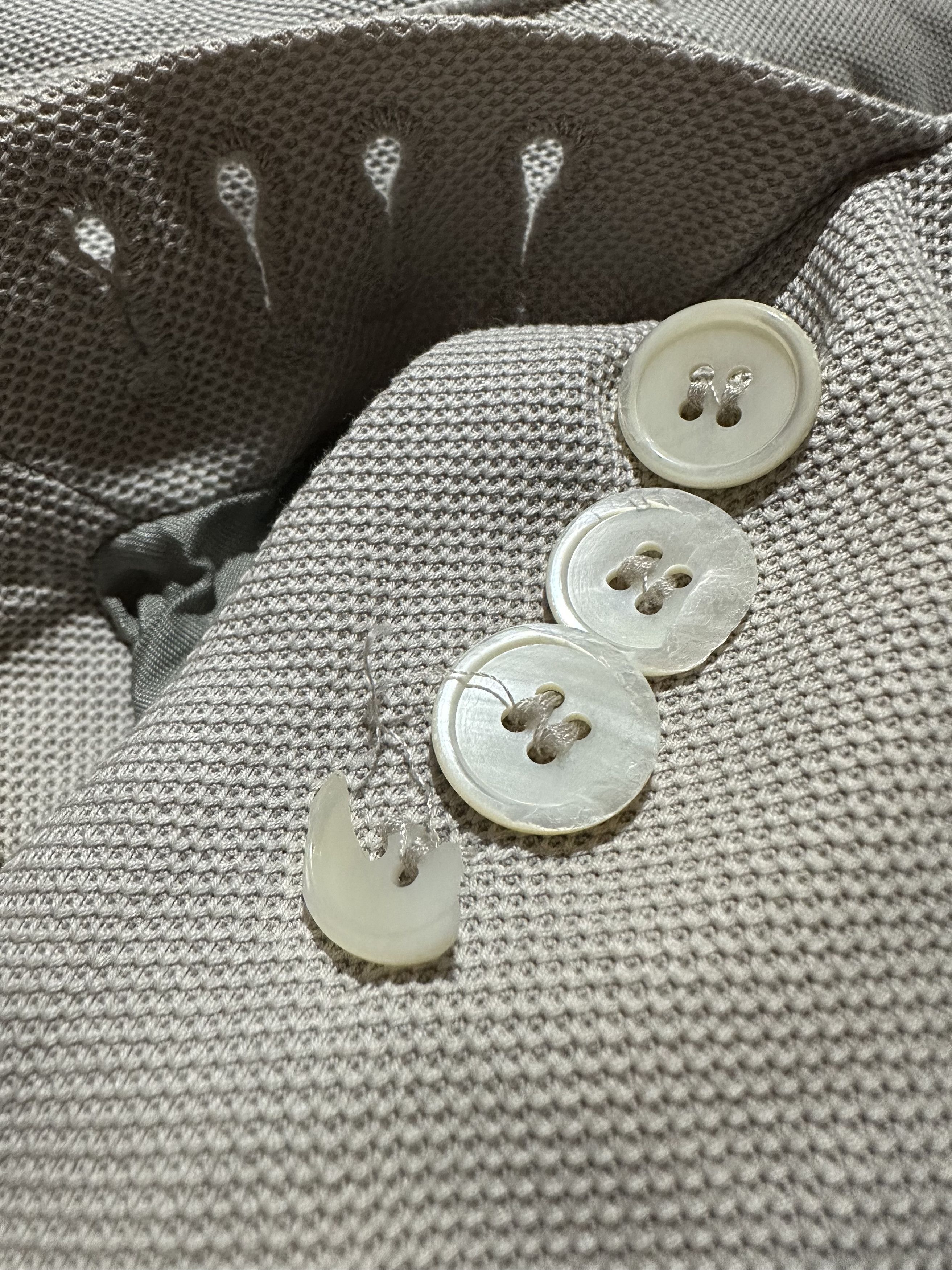 Lanvin Grey Blazer Runway Detailed Stitching