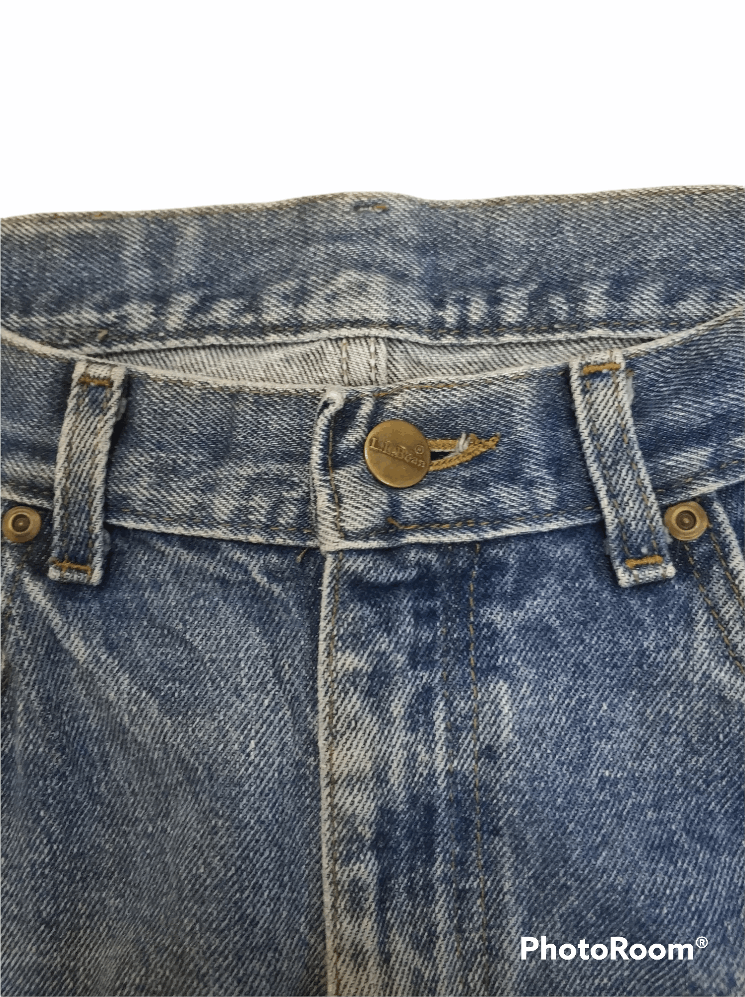 L.L. Bean 🔥Vintage Distressed Denim LL Bean Size US 33 - 5 Thumbnail