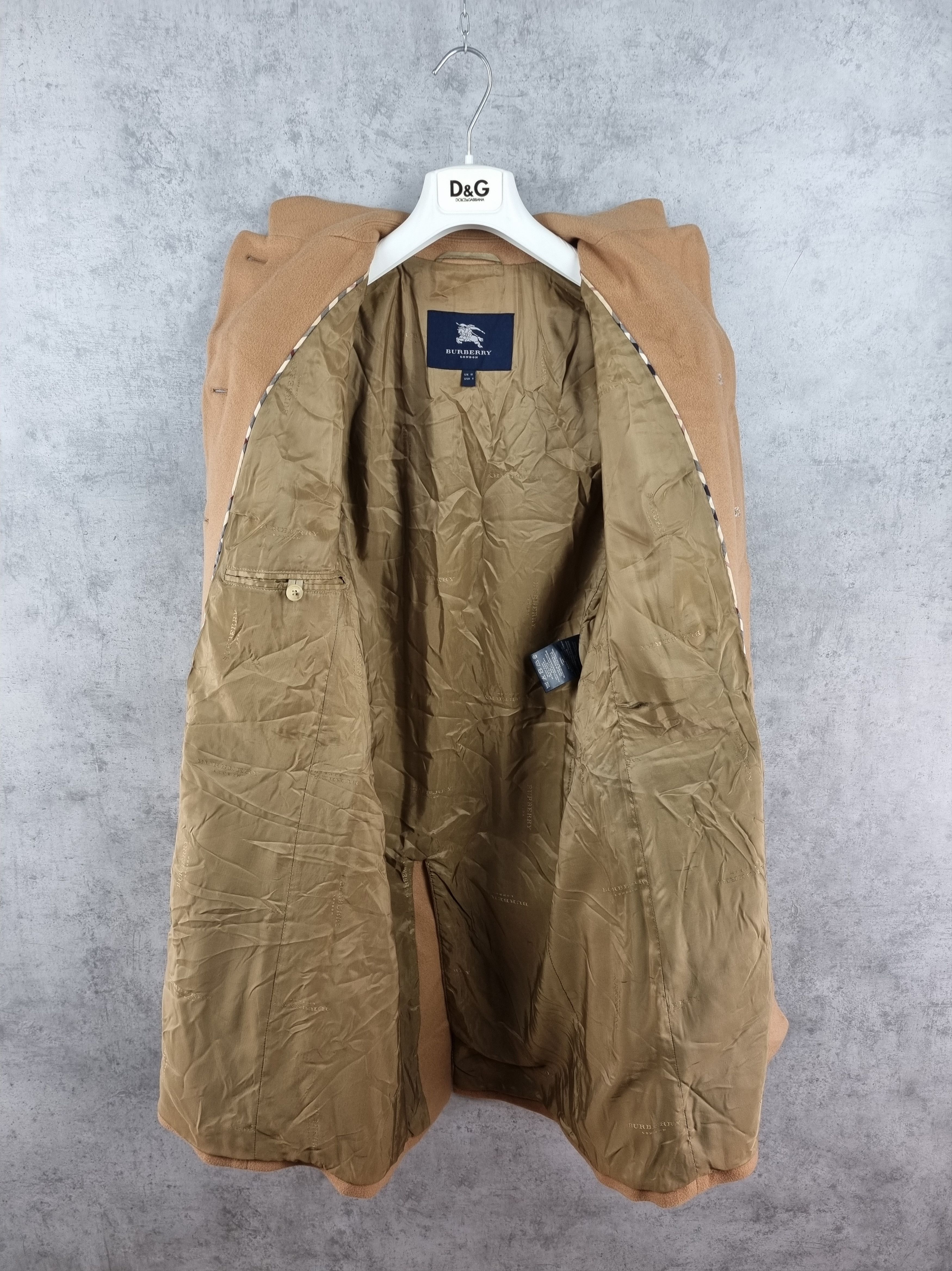 Burberry × Burberry Prorsum 90s BURBERRY Vintage Cashmere Caramel Coat Size M / US 6-8 / IT 42-44 - 7 Thumbnail