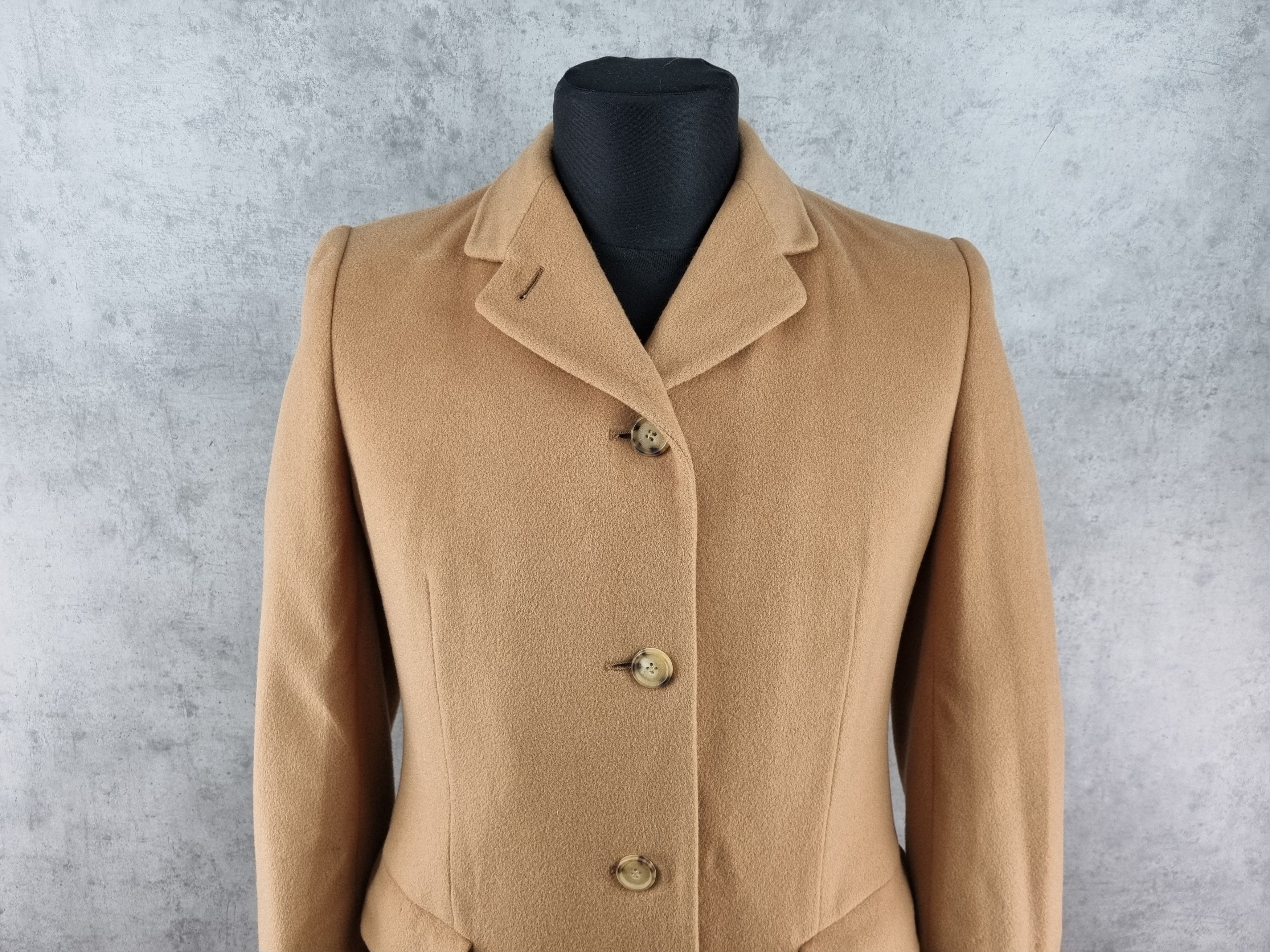 Burberry × Burberry Prorsum 90s BURBERRY Vintage Cashmere Caramel Coat Size M / US 6-8 / IT 42-44 - 5 Thumbnail