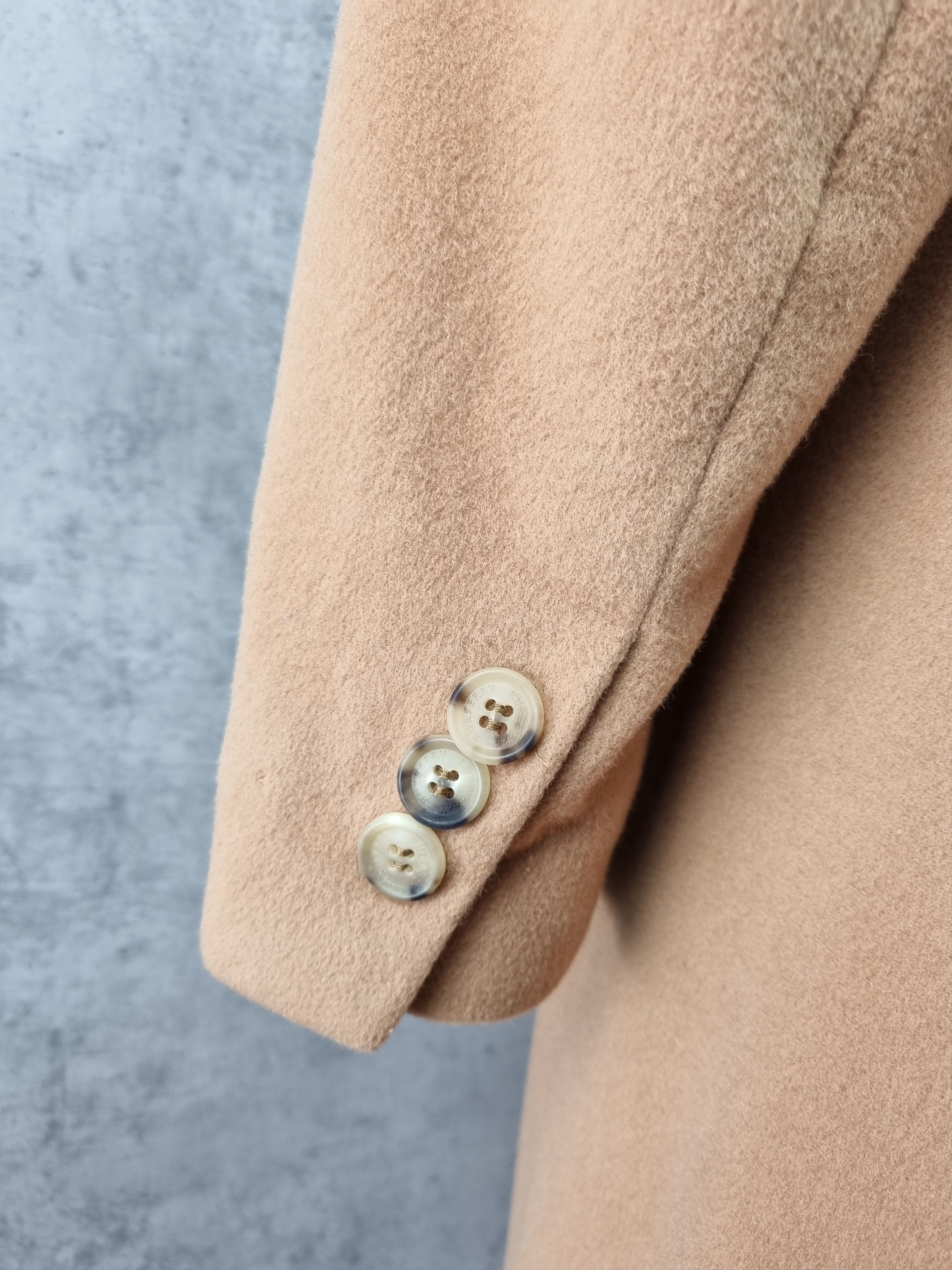Burberry × Burberry Prorsum 90s BURBERRY Vintage Cashmere Caramel Coat Size M / US 6-8 / IT 42-44 - 14 Thumbnail