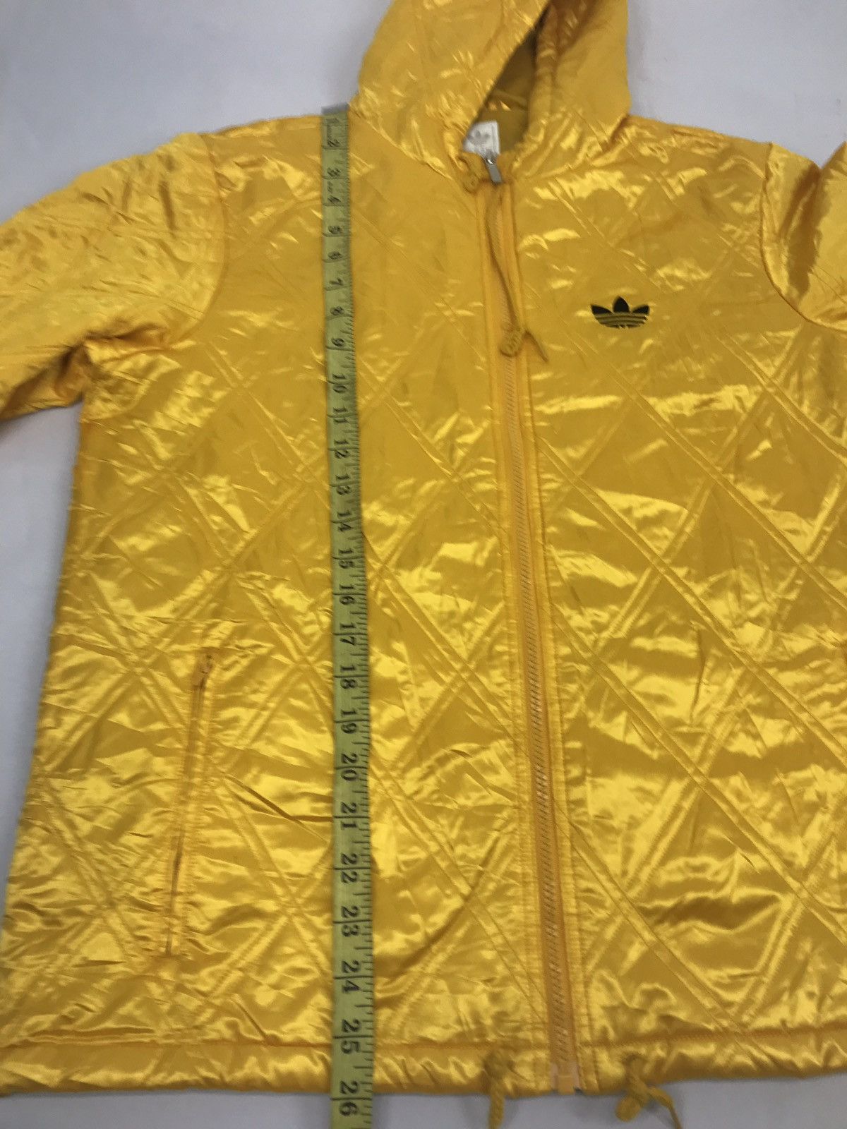 Adidas Adidas Trefoil Quilted Jacket Windbreaker Hoodie Size US M / EU 48-50 / 2 - 9 Thumbnail
