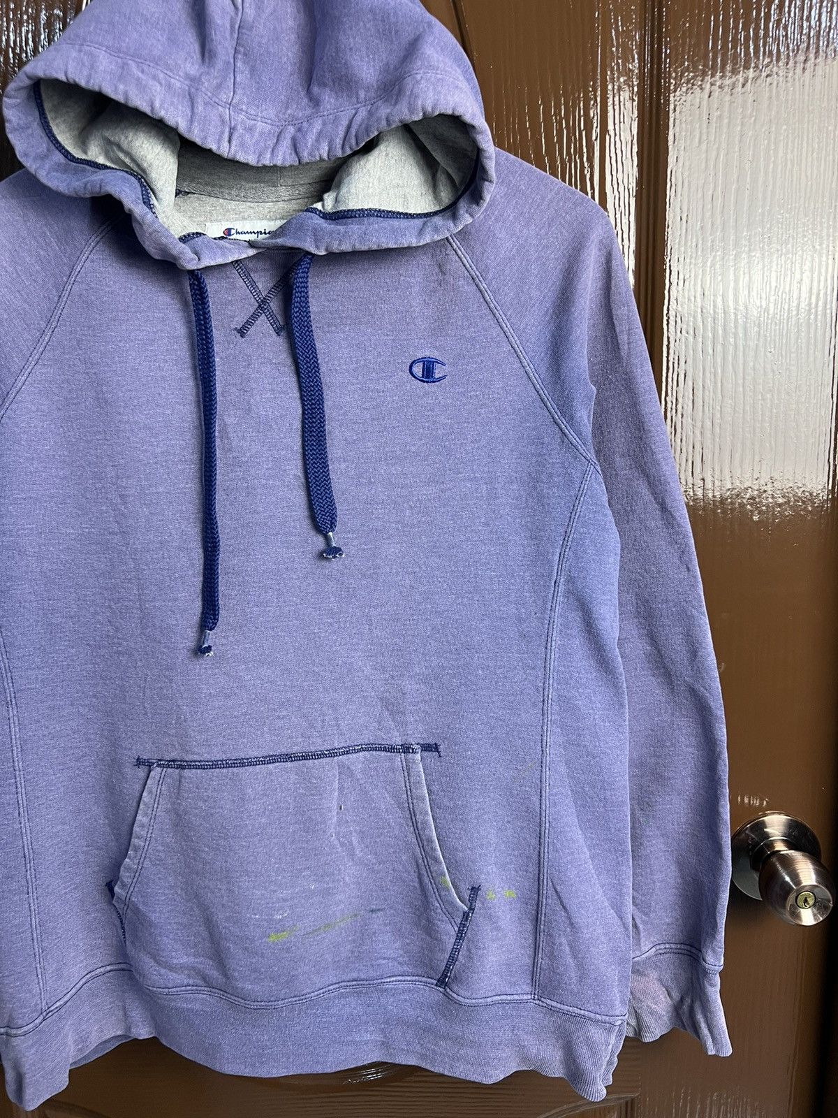 Champion 🔥Vintage Distressed Champion Pullover Hoodies Size US S / EU 44-46 / 1 - 5 Thumbnail