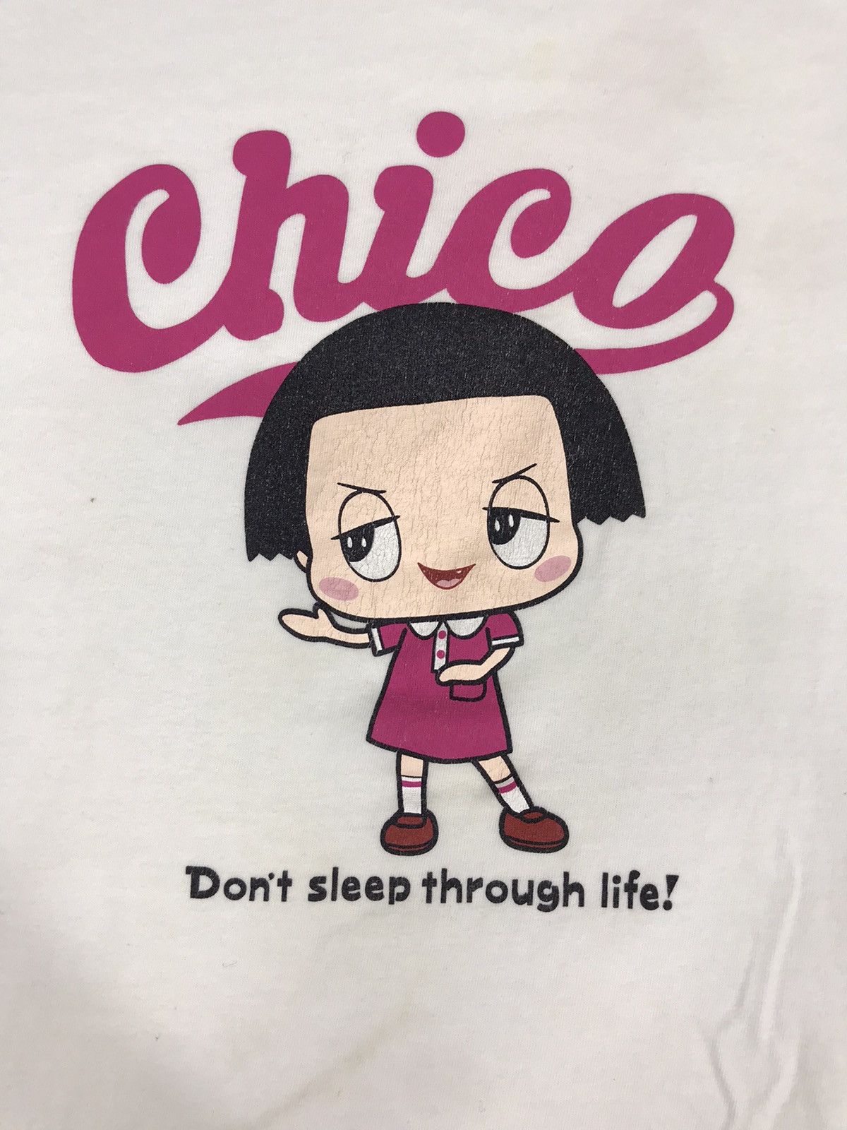 Anime Vintage NHK Dont Sleep Through Life Chico Chan Cartoon Size US M / EU 48-50 / 2 - 2 Thumbnail