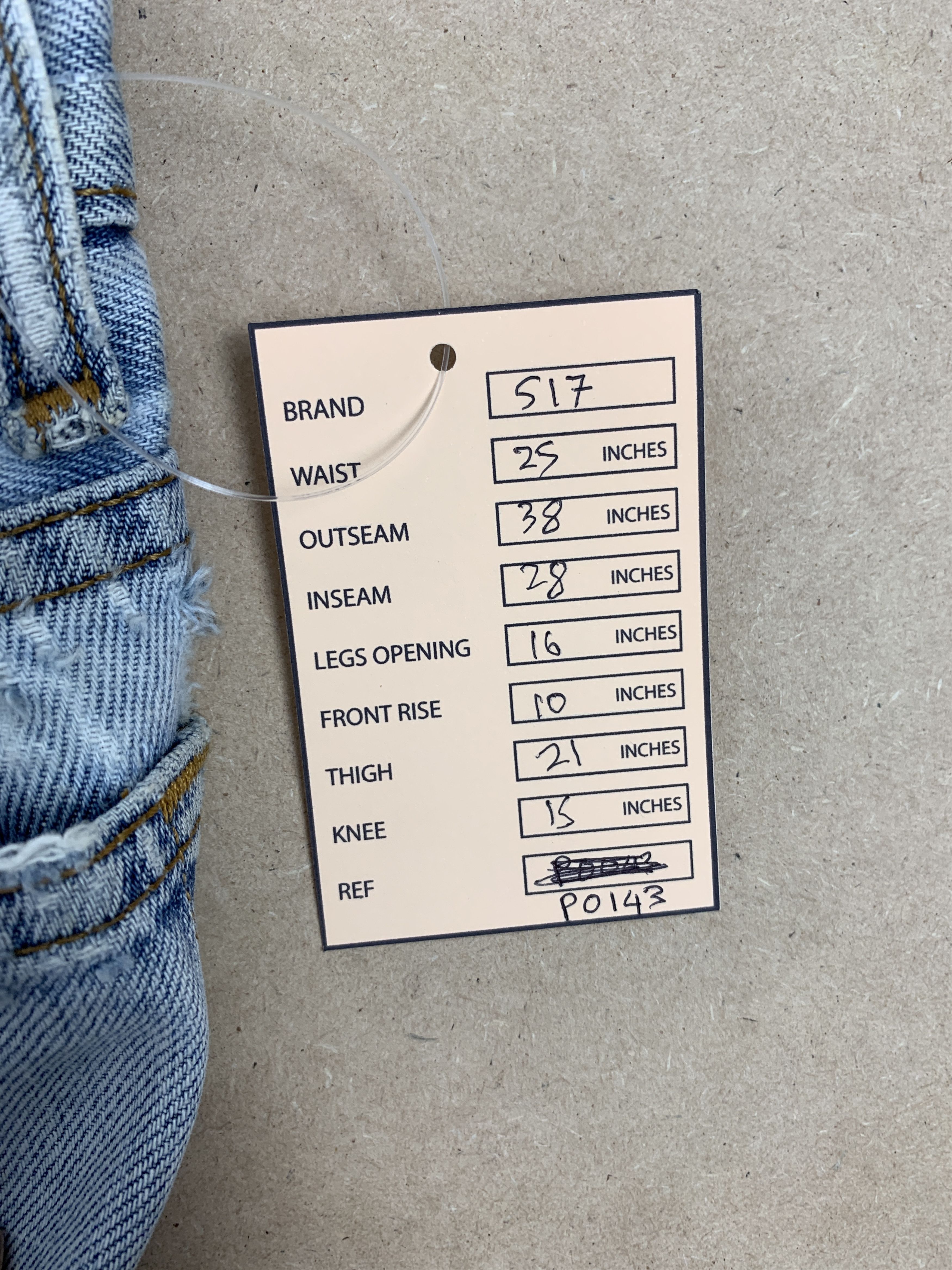 Levi's Vintage LEVI'S 517 Distressed Flared Bootcut Jeans P0143 Size US 26 / EU 42 - 15 Thumbnail