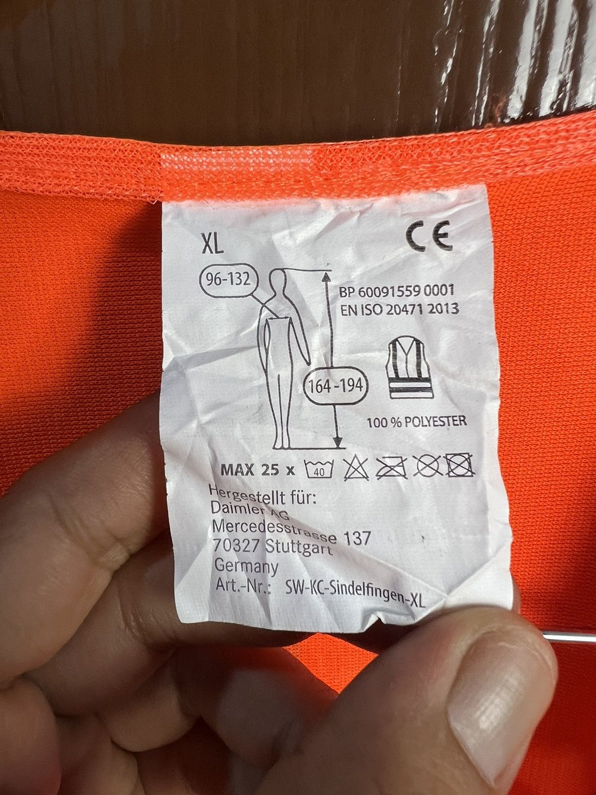 Mercedes-Benz 🔥Mercedes Benz VIP Safety Vest Size US M / EU 48-50 / 2 - 12 Thumbnail