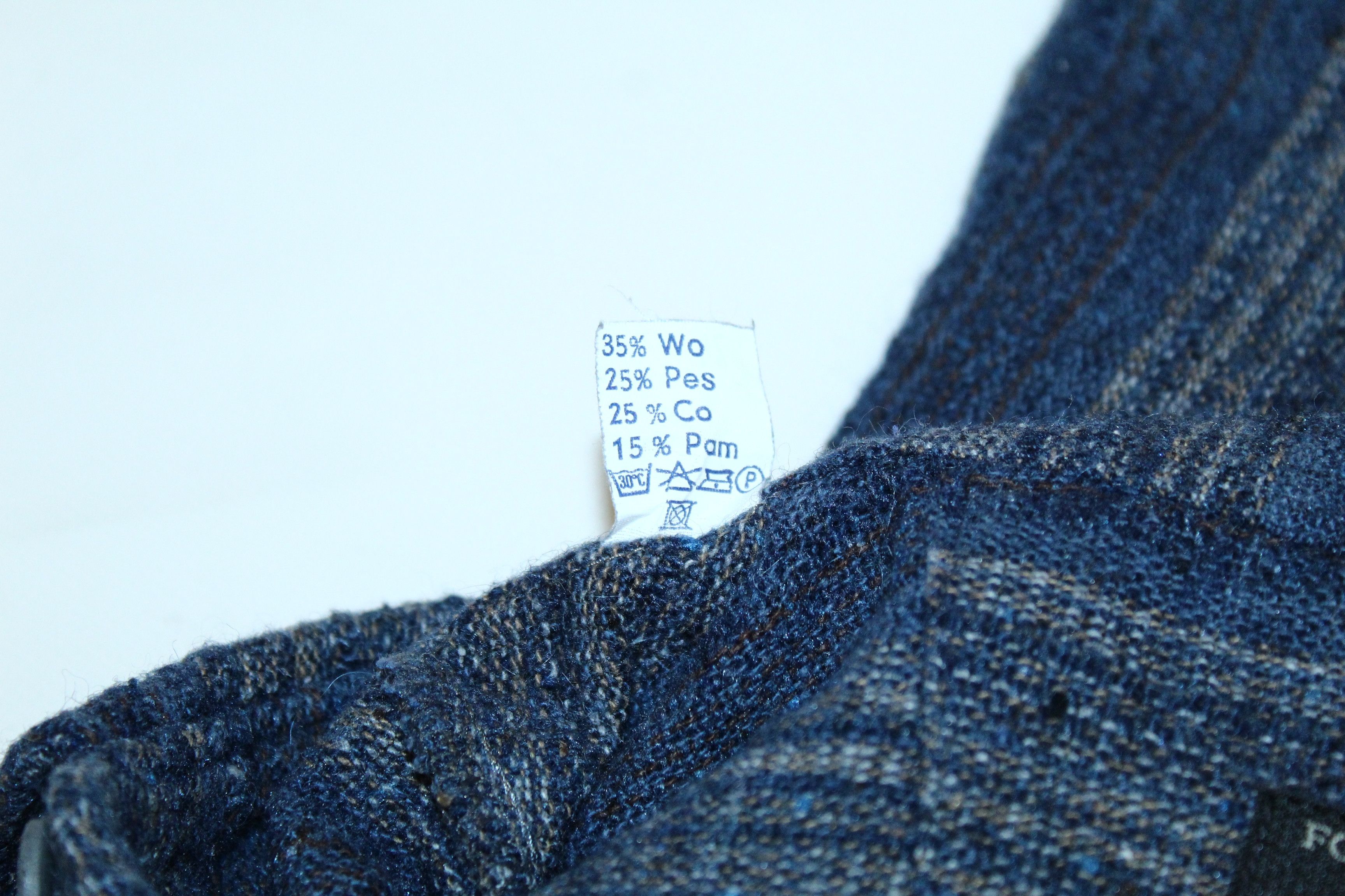 Flannel 💥70's 80's Jean Chatel Paris Wool Blend Woven Baggy Shirt Size US XL / EU 56 / 4 - 5 Thumbnail
